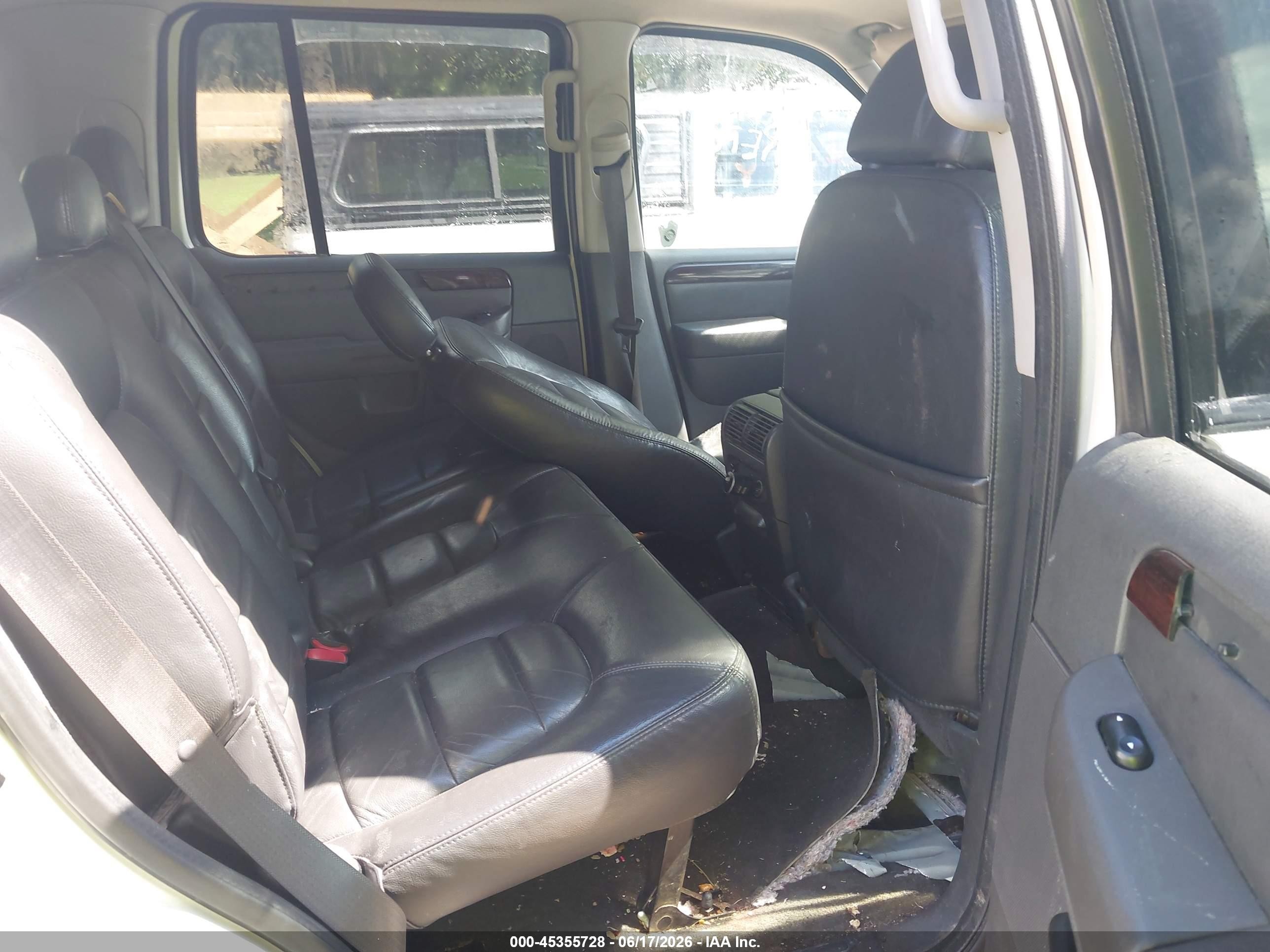 2003 Ford Explorer Limited White vin: 1FMZU75K43ZB53331