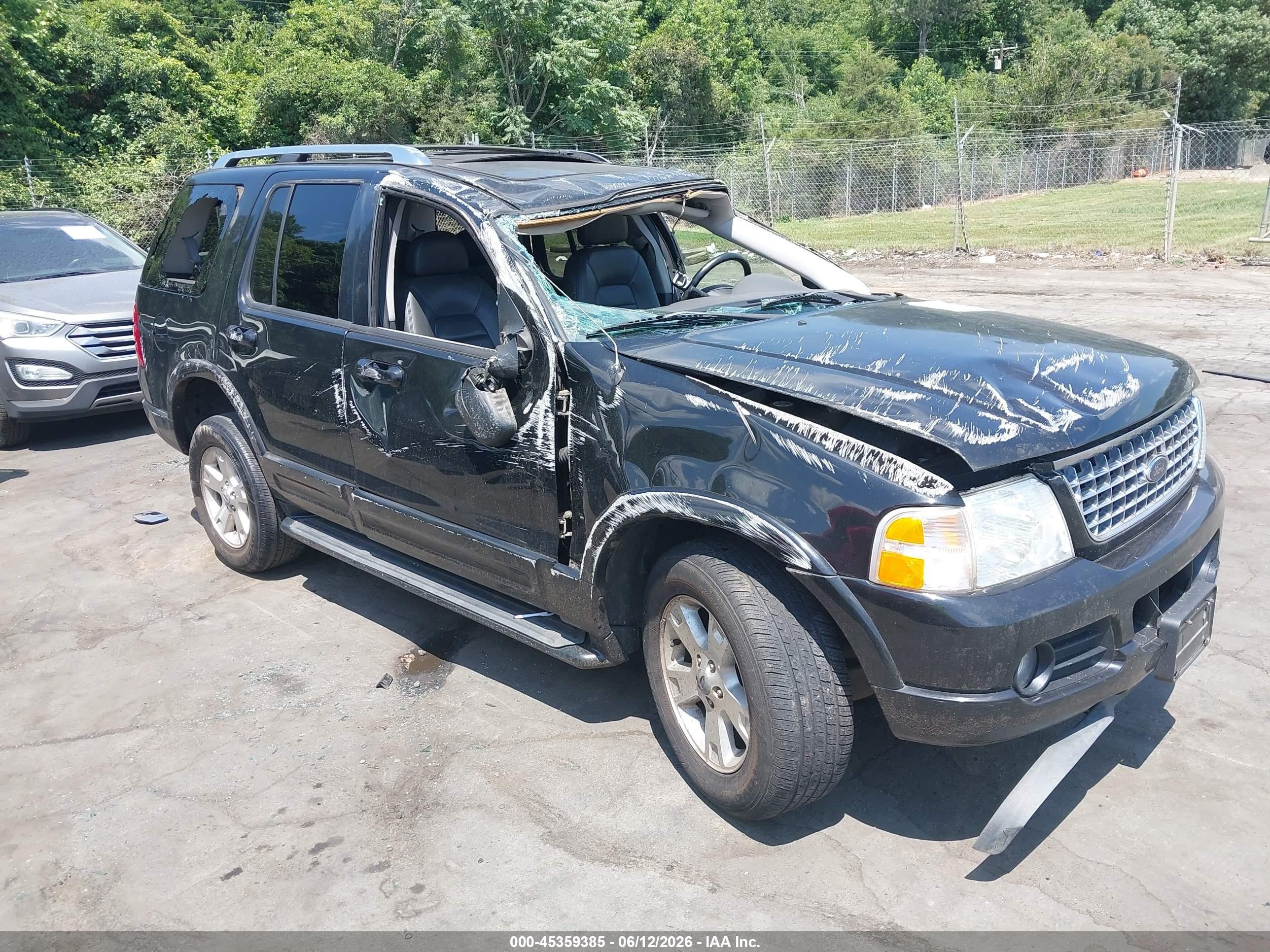 2003 Ford Explorer Limited Black vin: 1FMZU75KX3ZB51194