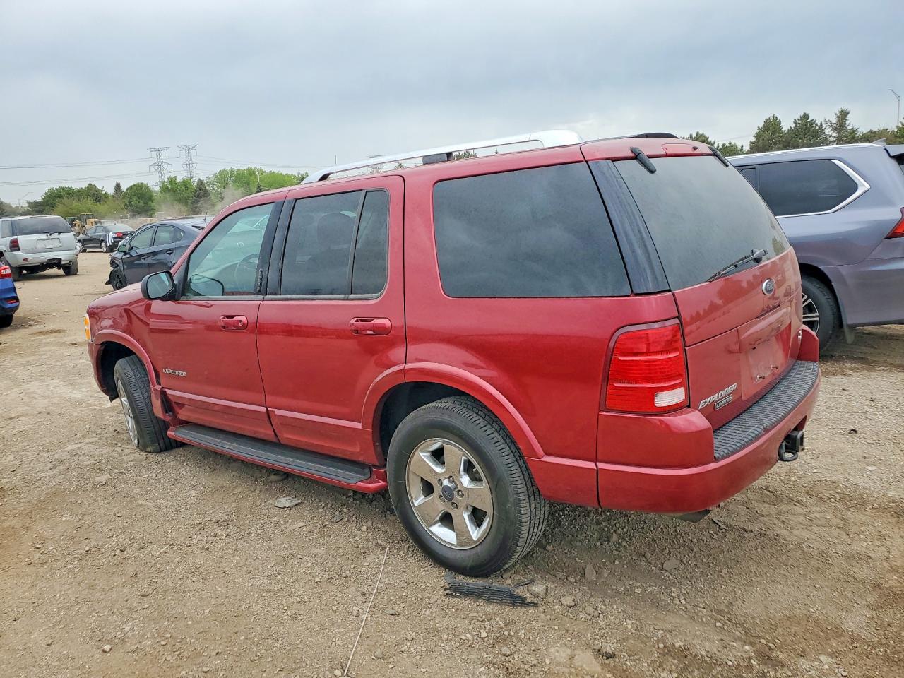 2004 Ford Explorer Limited Red vin: 1FMZU75W94UB78663