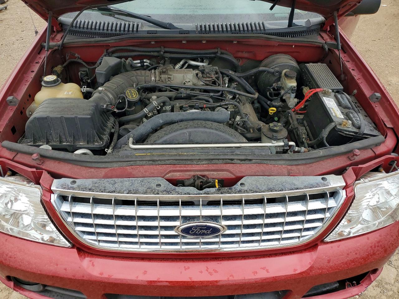 2004 Ford Explorer Limited Red vin: 1FMZU75W94UB78663