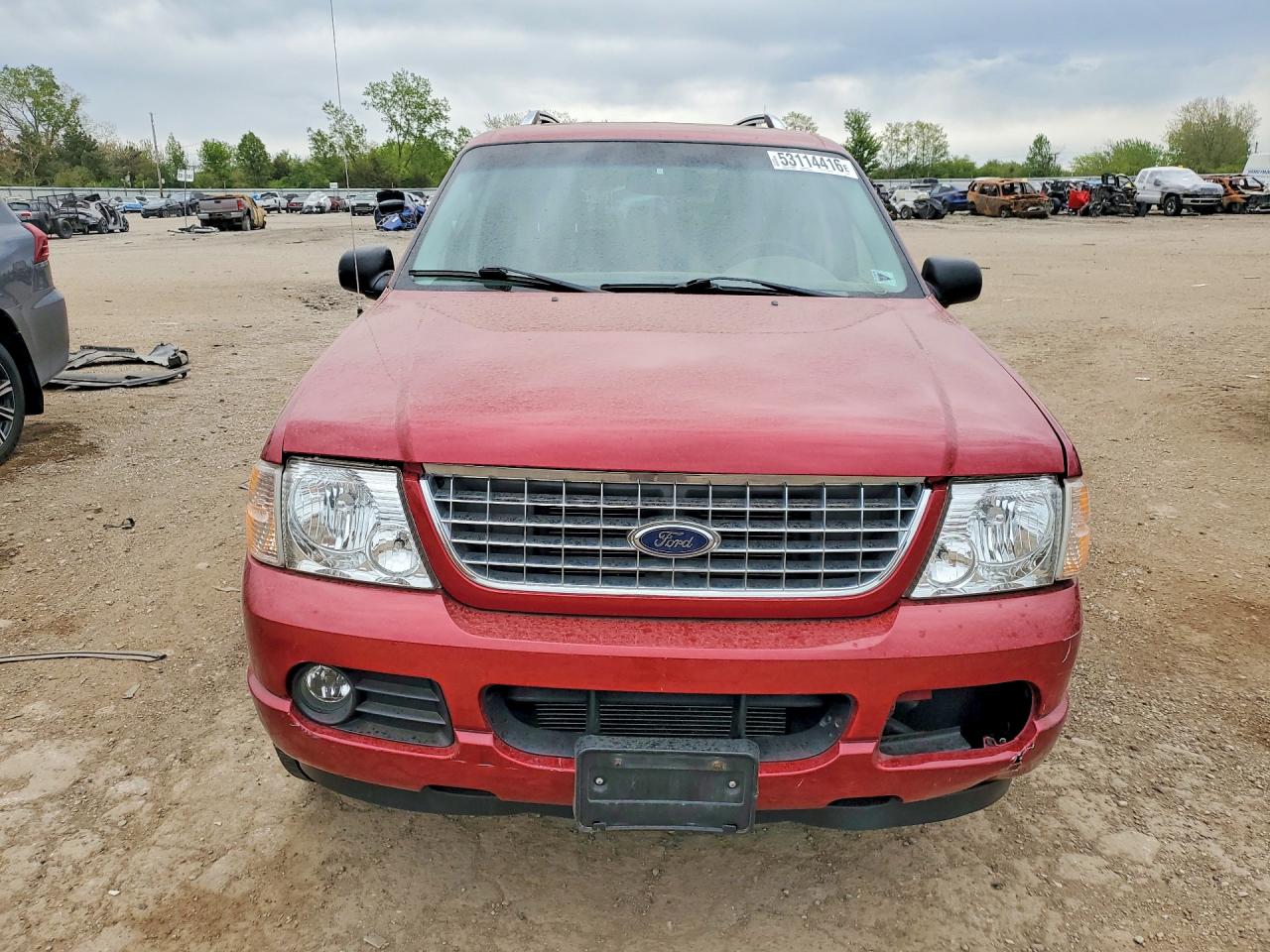 2004 Ford Explorer Limited Red vin: 1FMZU75W94UB78663
