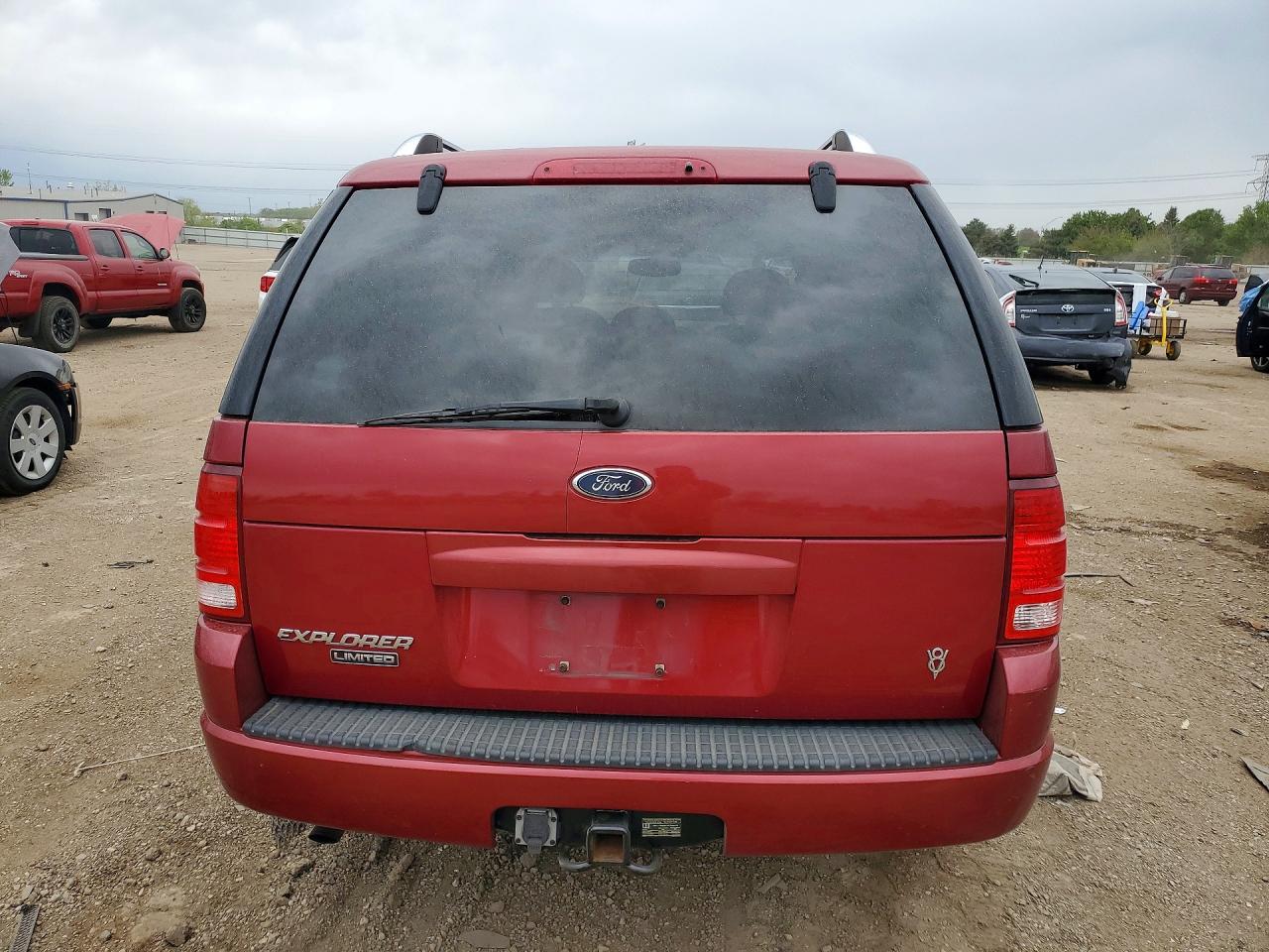2004 Ford Explorer Limited Red vin: 1FMZU75W94UB78663