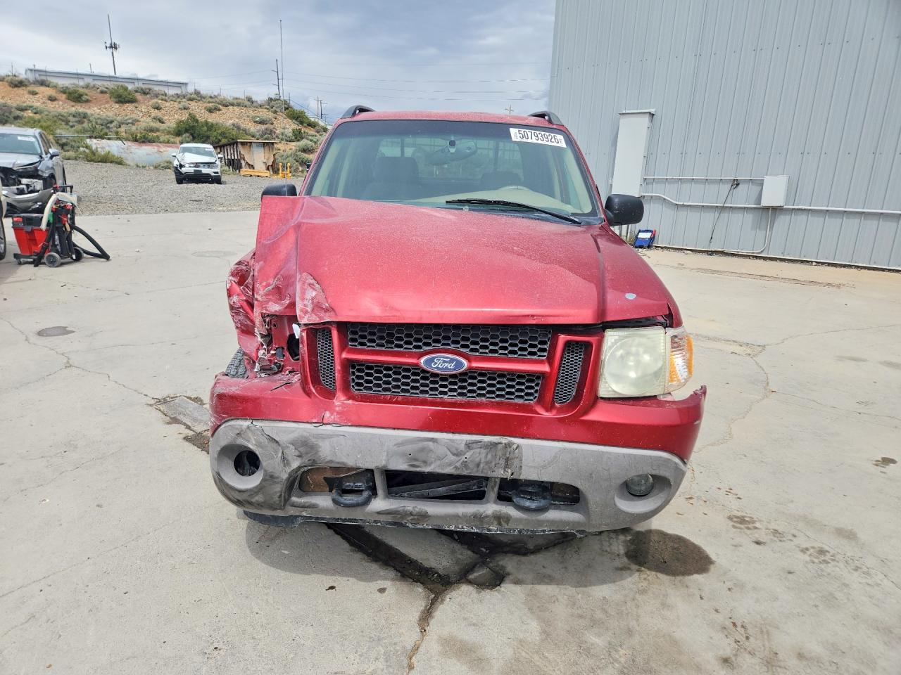 2002 Ford Explorer Sport Trac Red vin: 1FMZU77E02UC29808