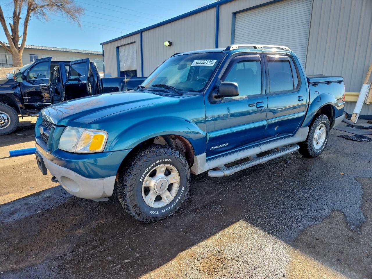 2002 Ford Explorer Sport Trac Turquoise vin: 1FMZU77E12UB99735