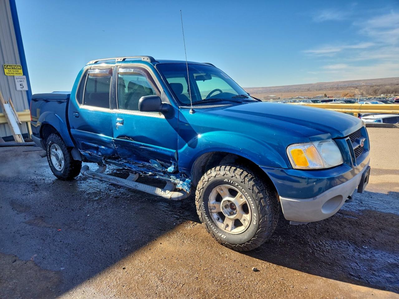2002 Ford Explorer Sport Trac Turquoise vin: 1FMZU77E12UB99735