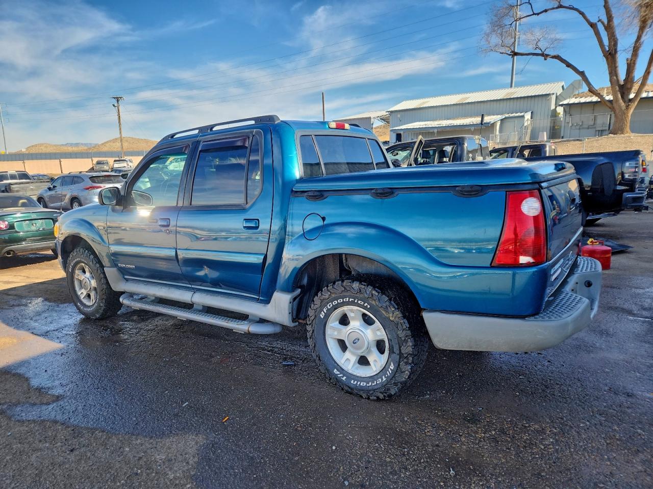 2002 Ford Explorer Sport Trac Turquoise vin: 1FMZU77E12UB99735