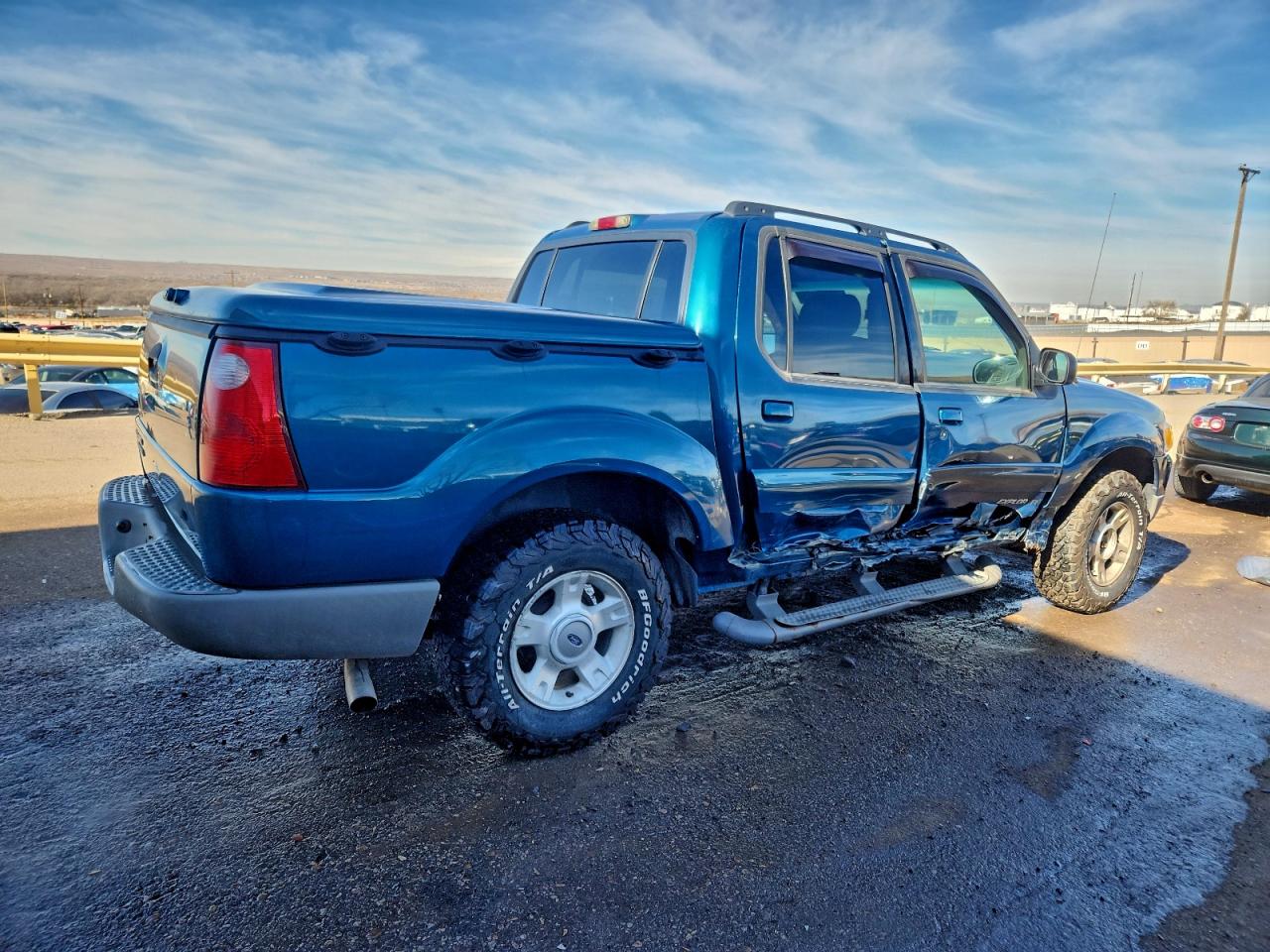 2002 Ford Explorer Sport Trac Turquoise vin: 1FMZU77E12UB99735
