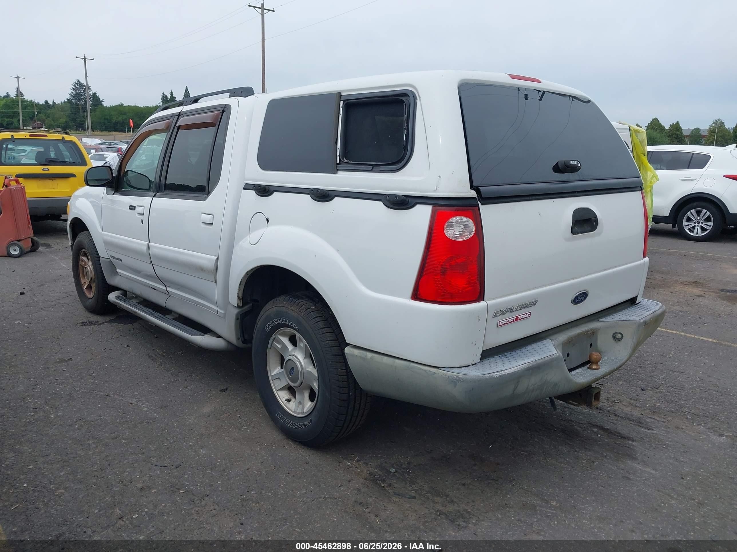 2002 Ford Explorer Sport Trac   Белый vin: 1FMZU77E12UD53652