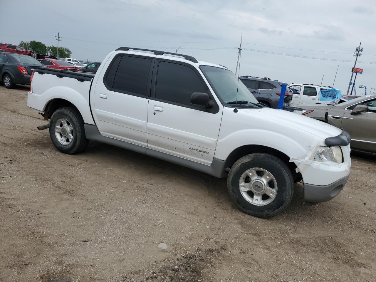 2001 Ford Explorer Sport Trac Белый vin: 1FMZU77E21UA06975