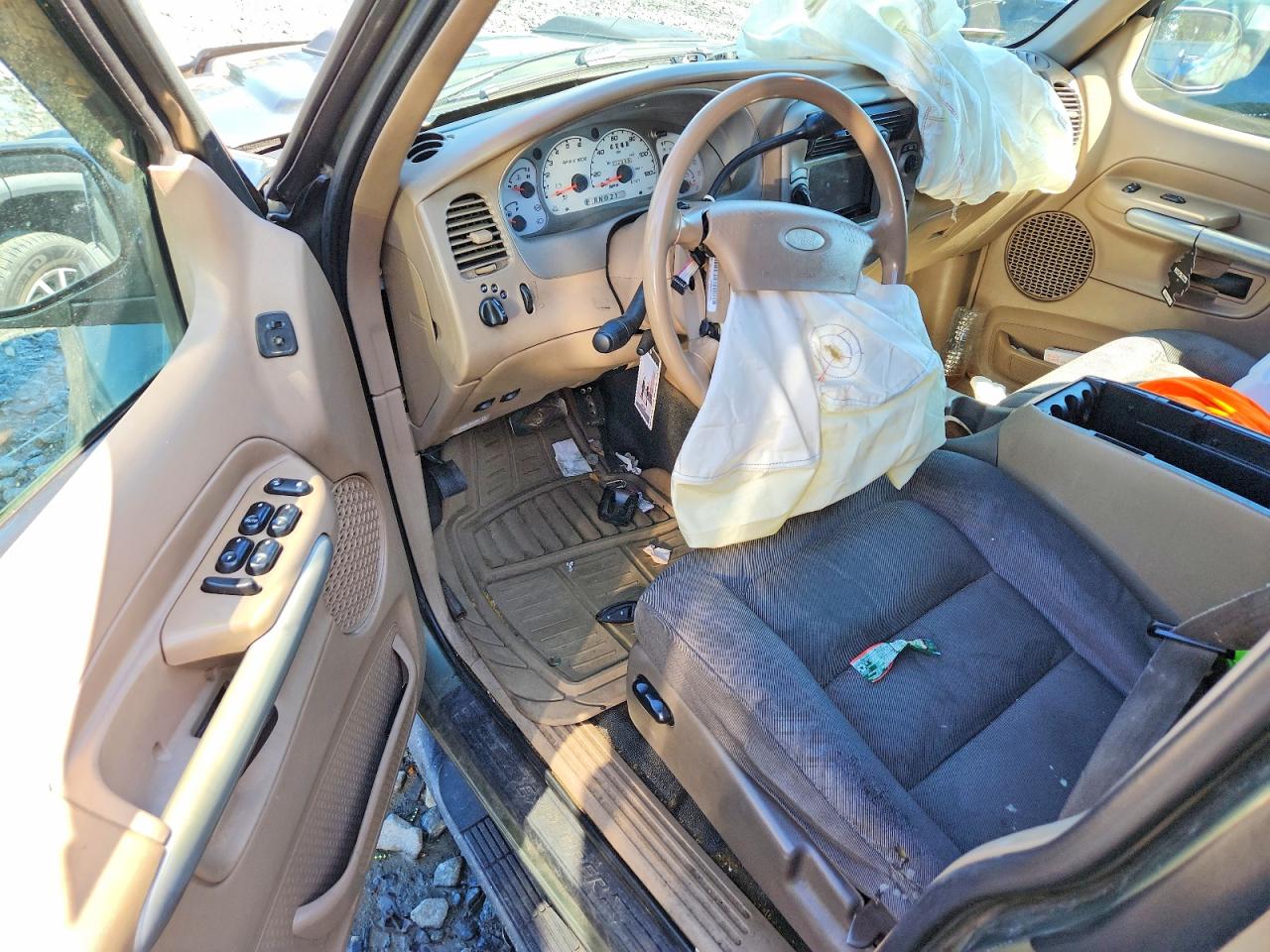 2002 Ford Explorer Sport Trac Green vin: 1FMZU77E32UB44459