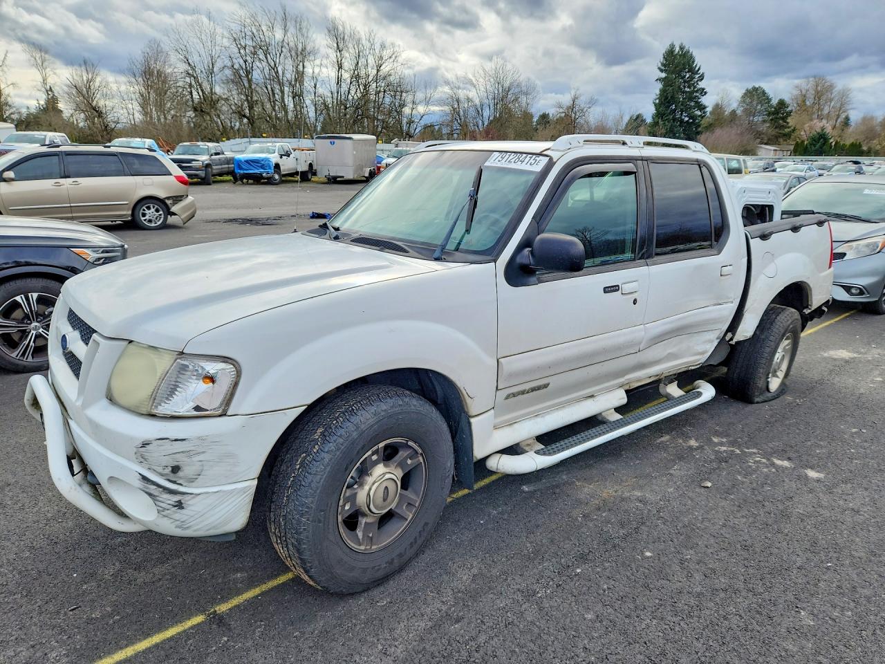 2002 Ford Explorer White vin: 1FMZU77E32UD42944