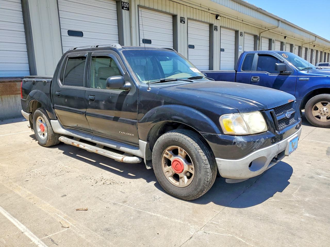 2001 Ford Explorer Sport Trac Black vin: 1FMZU77E41UB72611