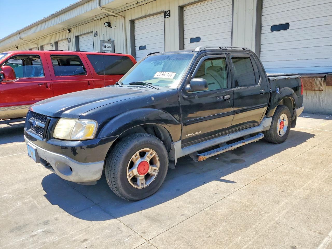 2001 Ford Explorer Sport Trac Black vin: 1FMZU77E41UB72611