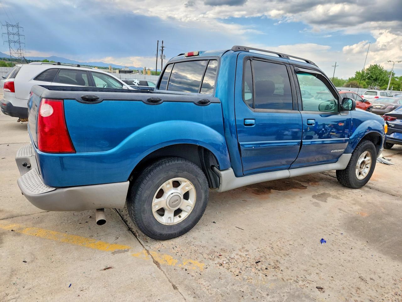 2001 Ford Explorer Sport Trac Бирюзовый vin: 1FMZU77E41UB90493