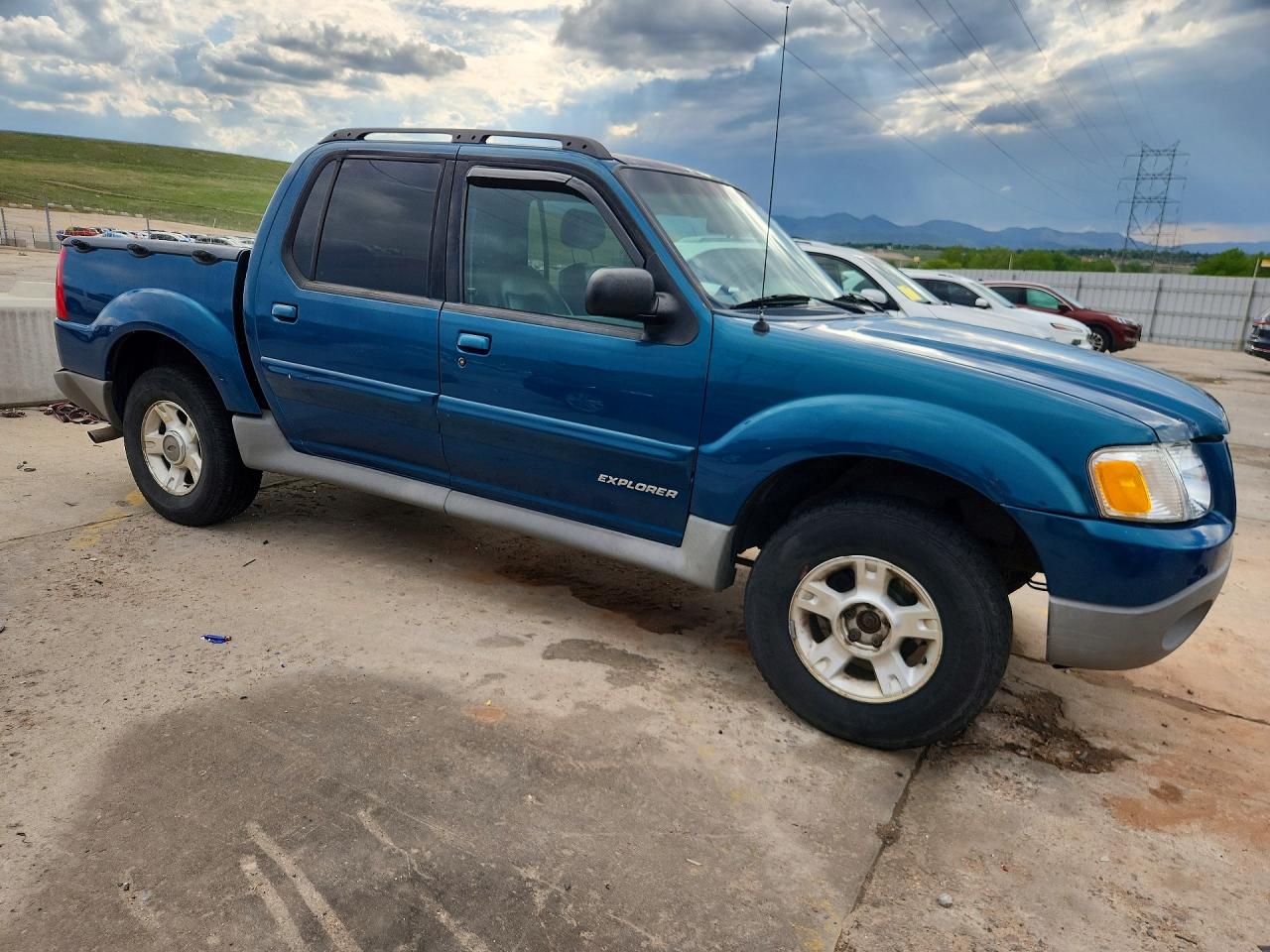 2001 Ford Explorer Sport Trac Бирюзовый vin: 1FMZU77E41UB90493