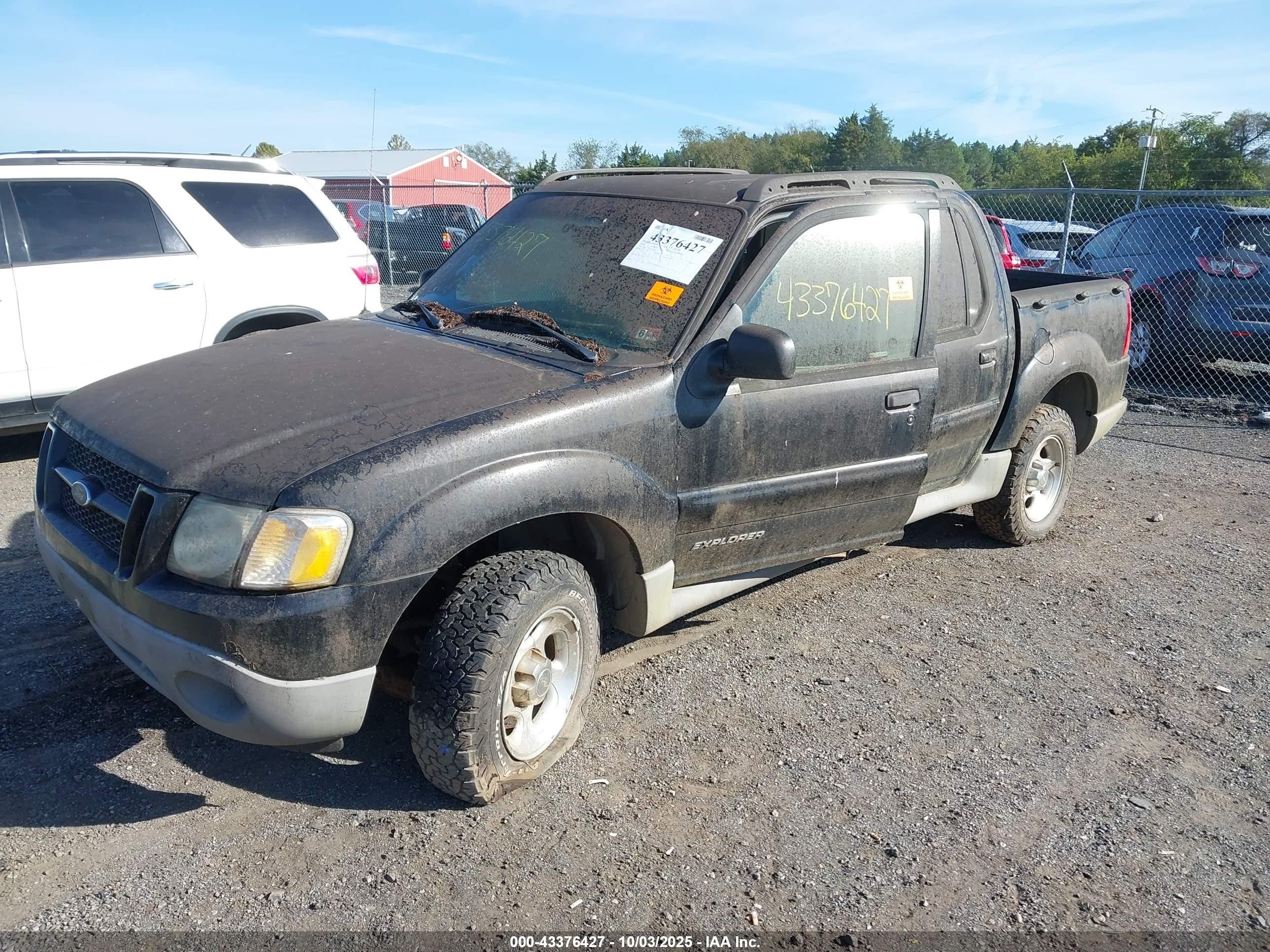 2001 Ford Explorer Sport Trac   Черный vin: 1FMZU77E51UC83961