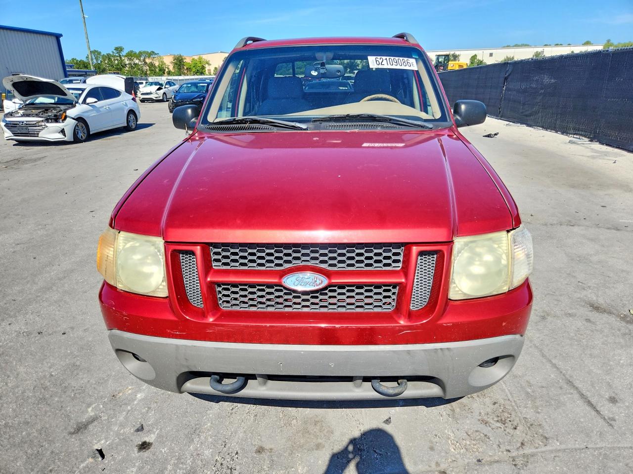 2002 Ford Explorer Sport Trac Red vin: 1FMZU77E52UD54299
