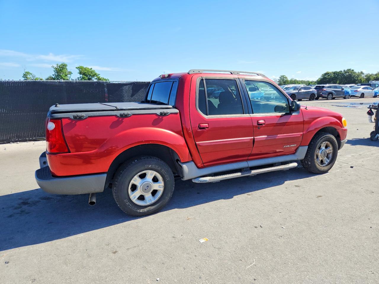 2002 Ford Explorer Sport Trac Red vin: 1FMZU77E52UD54299