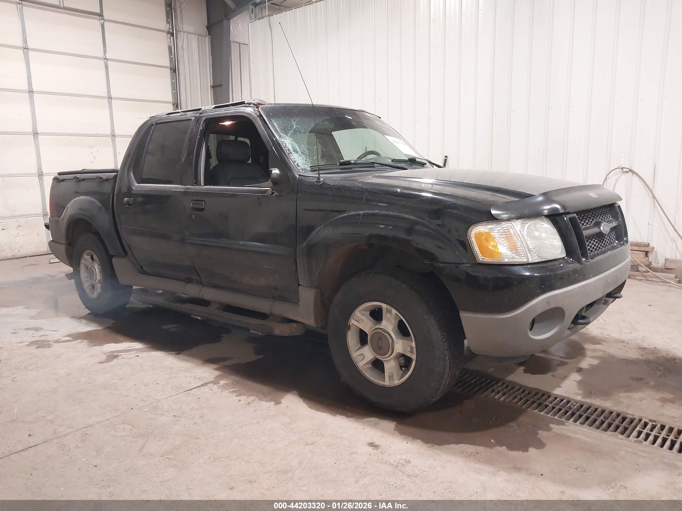 2001 Ford Explorer Sport Trac   Черный vin: 1FMZU77E61UB91760