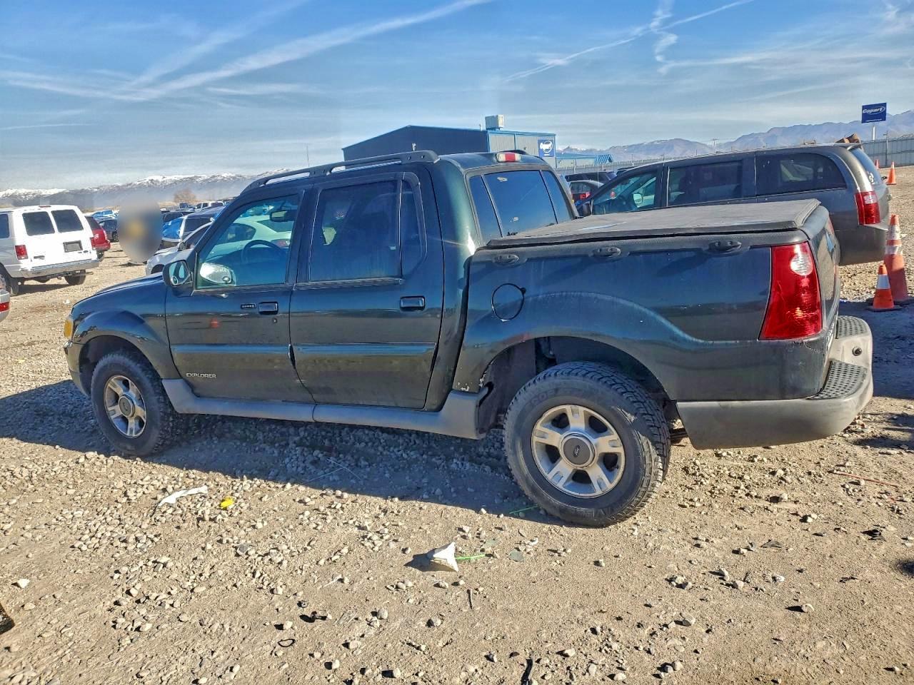 2002 Ford Explorer Sport Trac Green vin: 1FMZU77E62UD25216