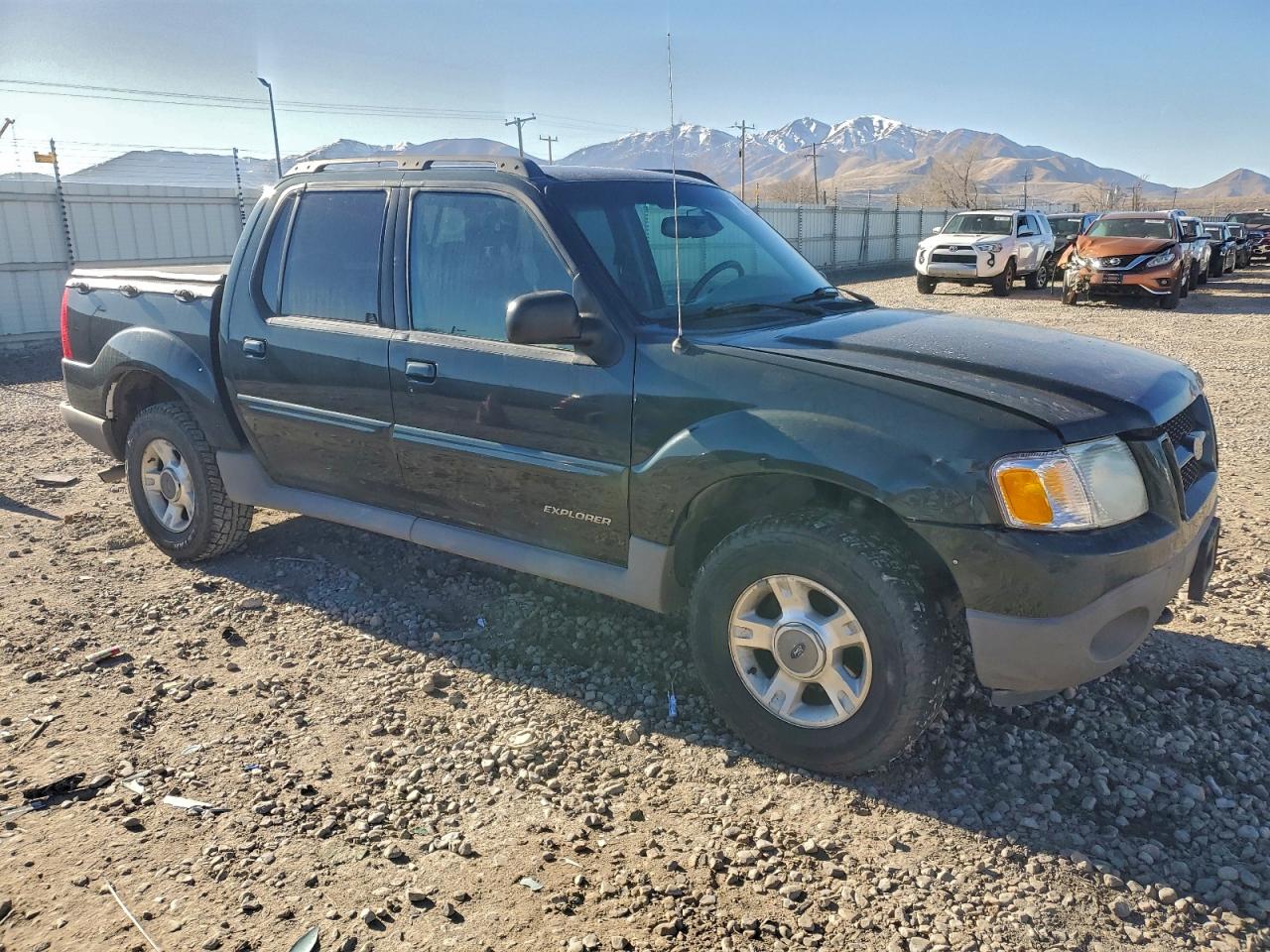 2002 Ford Explorer Sport Trac Green vin: 1FMZU77E62UD25216