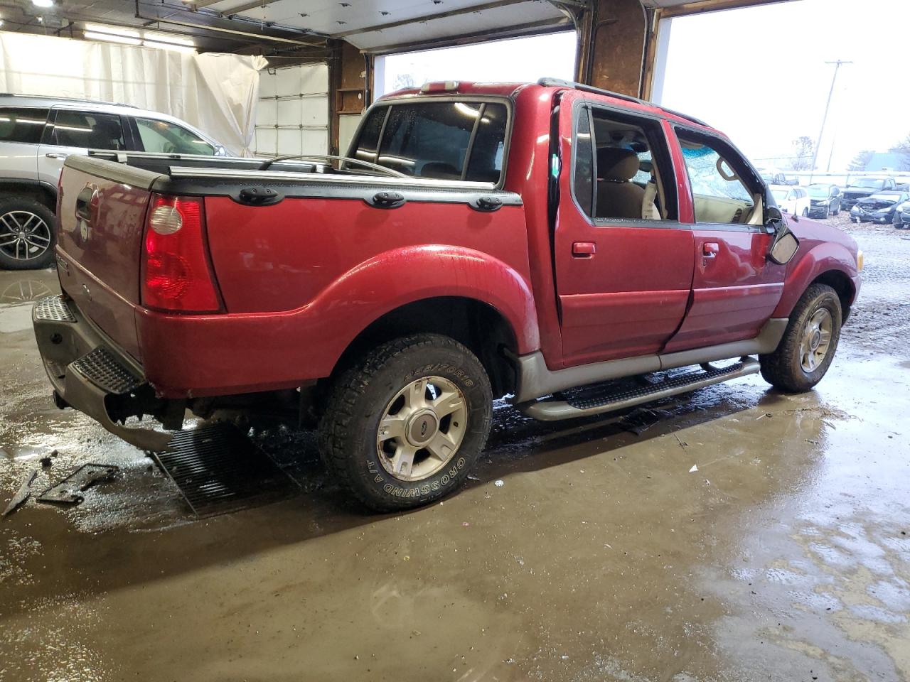 2003 Ford Explorer Sport Trac Burgundy vin: 1FMZU77E63UA37908