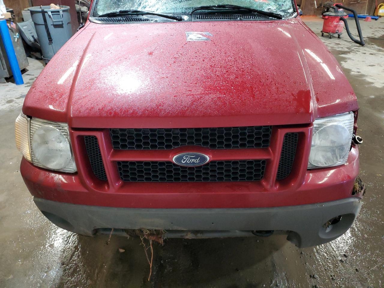 2003 Ford Explorer Sport Trac Burgundy vin: 1FMZU77E63UA37908