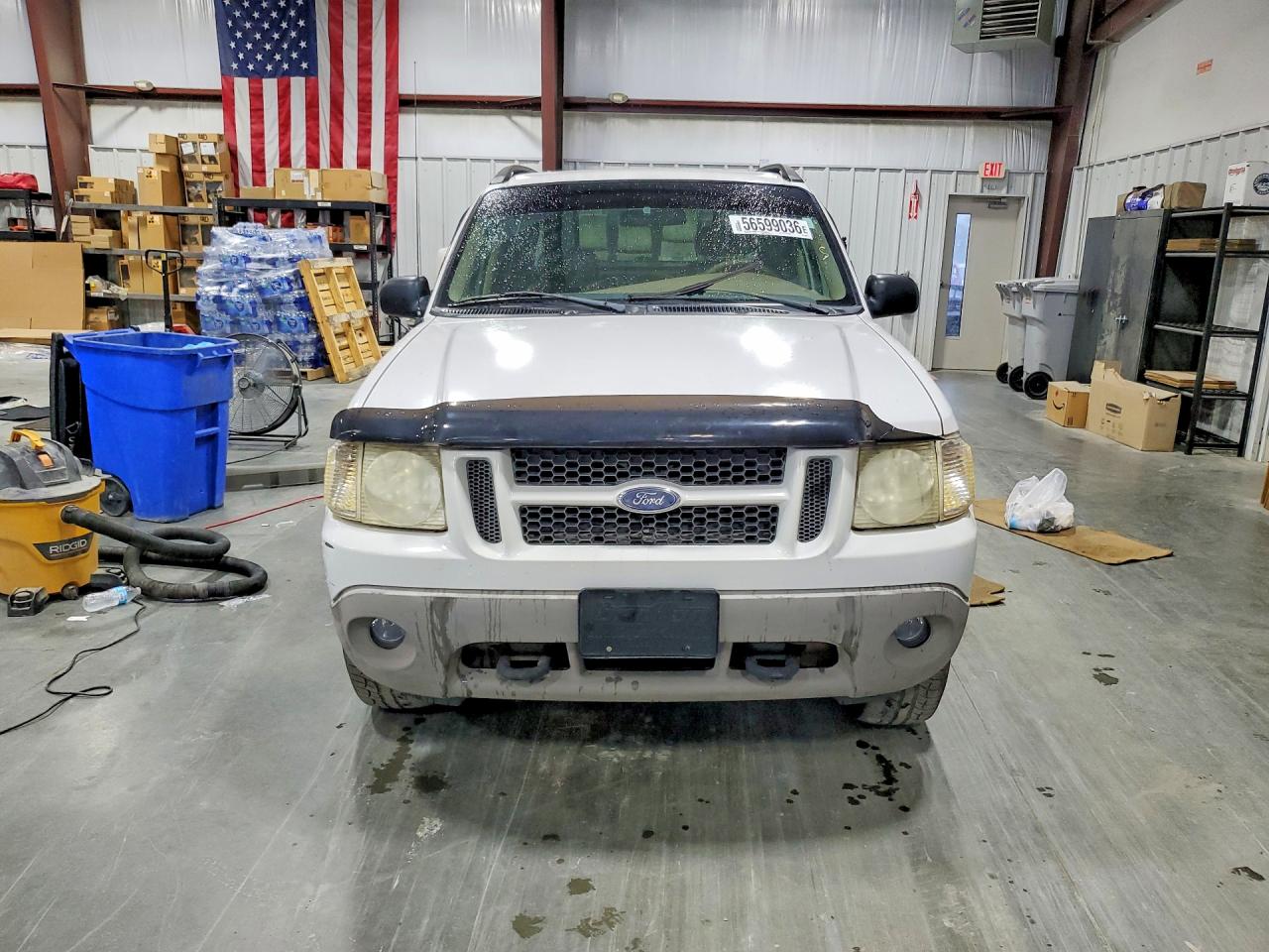 2001 Ford Explorer Sport Trac White vin: 1FMZU77E71UC63372