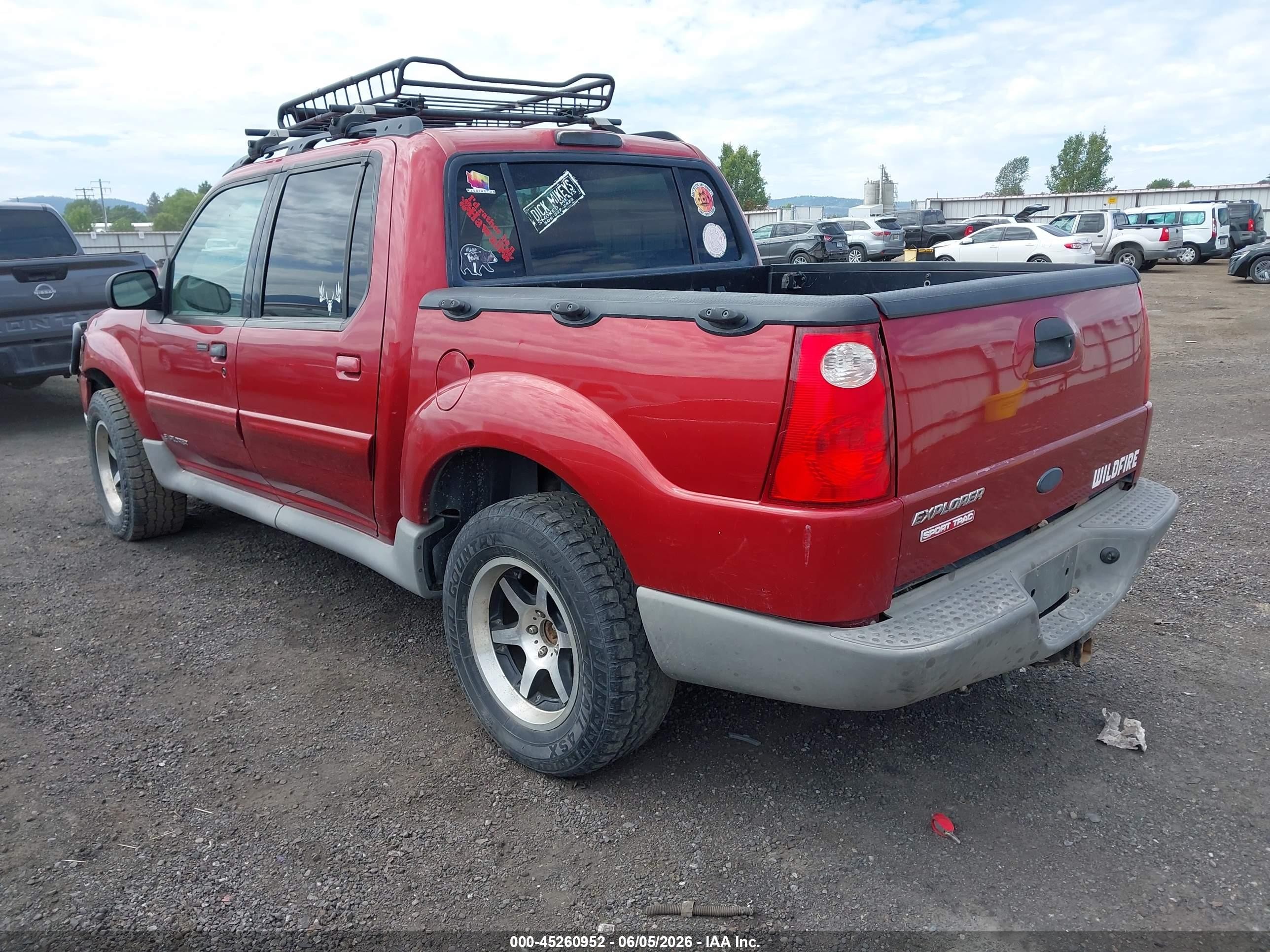 2002 Ford Explorer Sport Trac   Красный vin: 1FMZU77E72UC24007