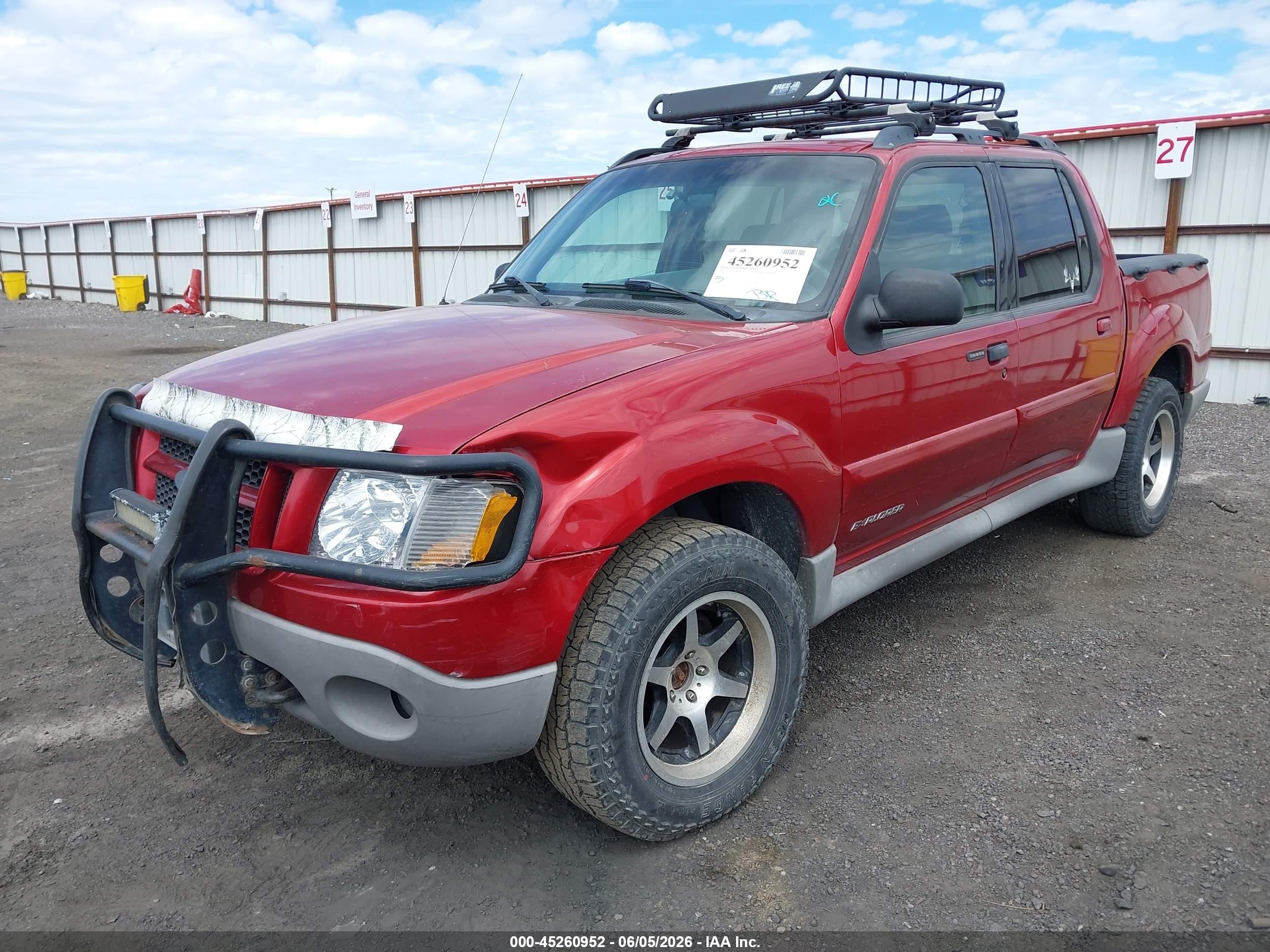 2002 Ford Explorer Sport Trac   Красный vin: 1FMZU77E72UC24007
