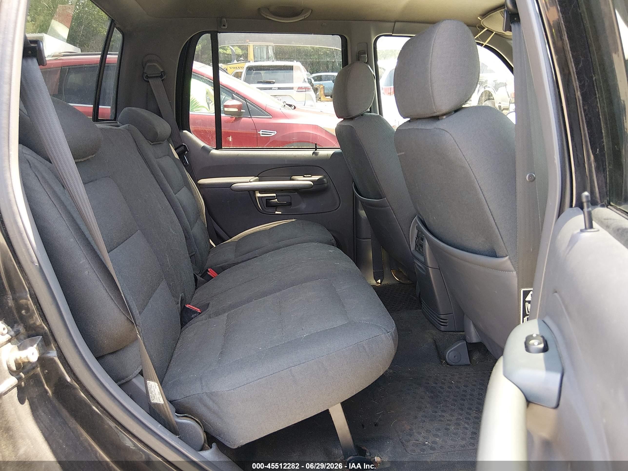 2001 Ford Explorer Sport Trac Black vin: 1FMZU77E81UB72742