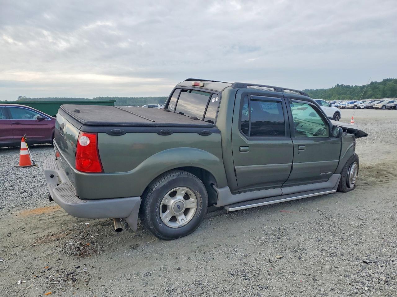 2002 Ford Explorer Sport Trac Green vin: 1FMZU77E82UB86397