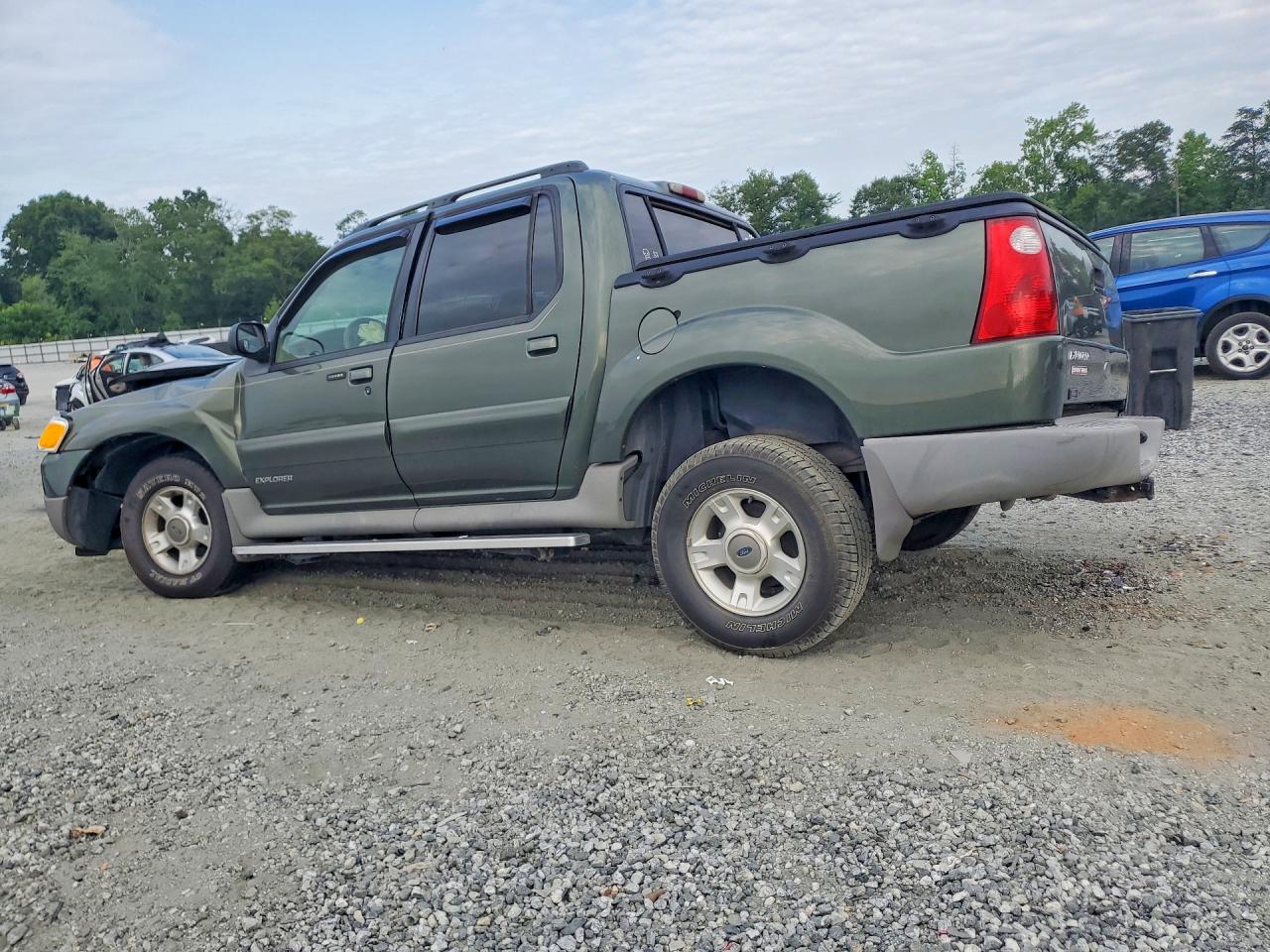 2002 Ford Explorer Sport Trac Green vin: 1FMZU77E82UB86397