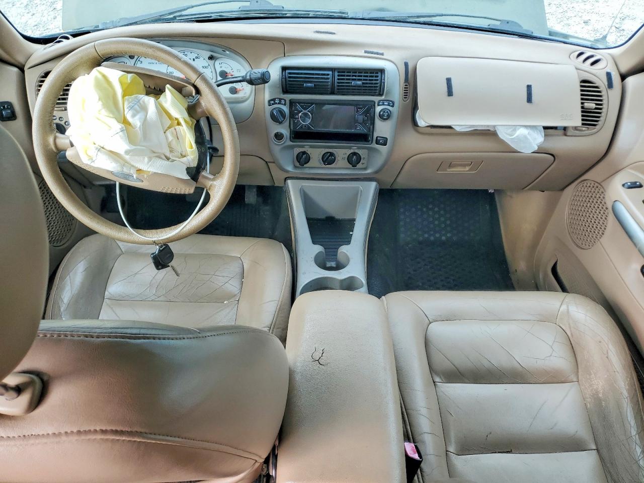 2002 Ford Explorer Sport Trac Green vin: 1FMZU77E82UB86397