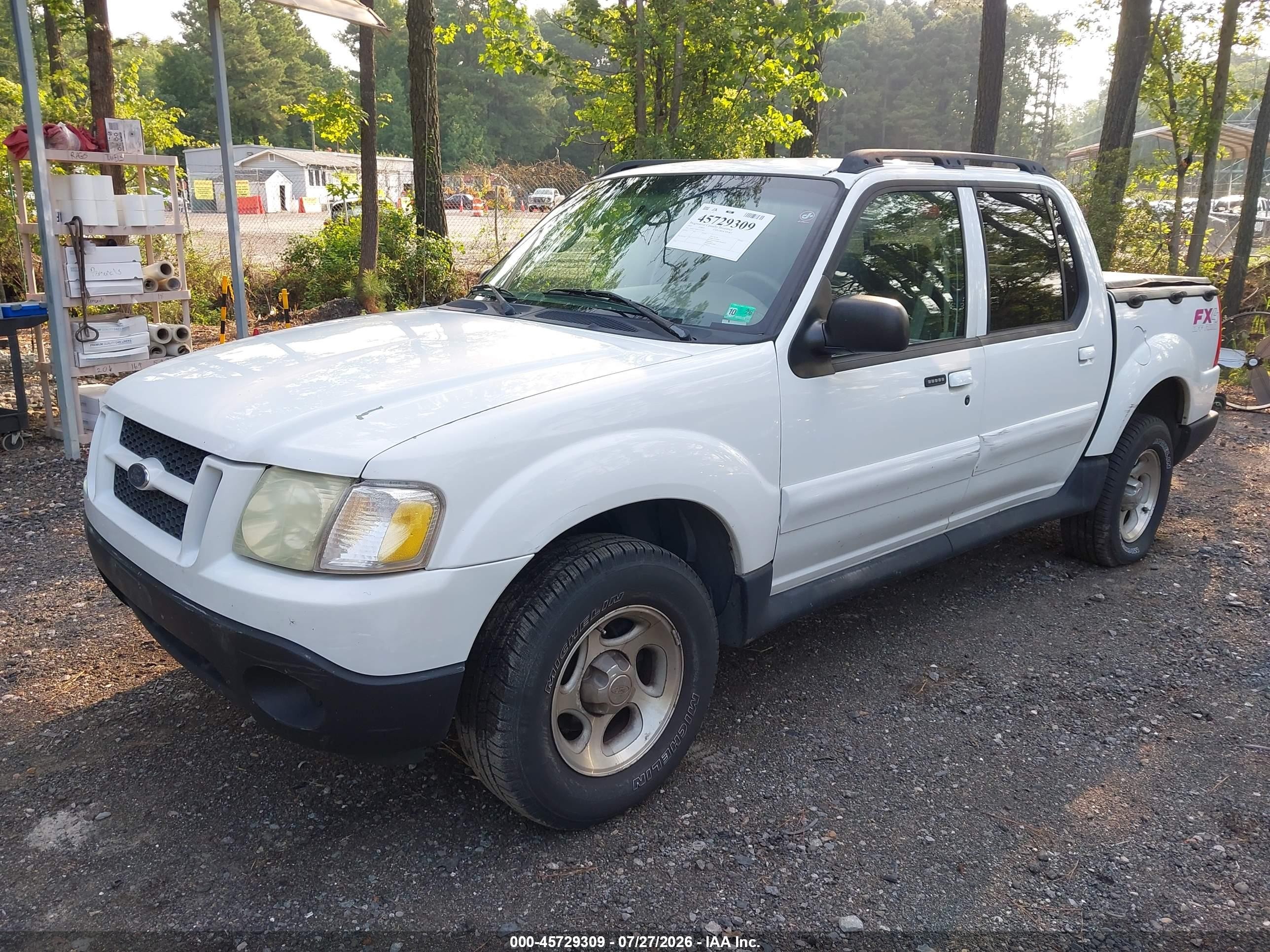 2003 Ford Explorer Sport Trac Xls/xlt White vin: 1FMZU77E83UC25975