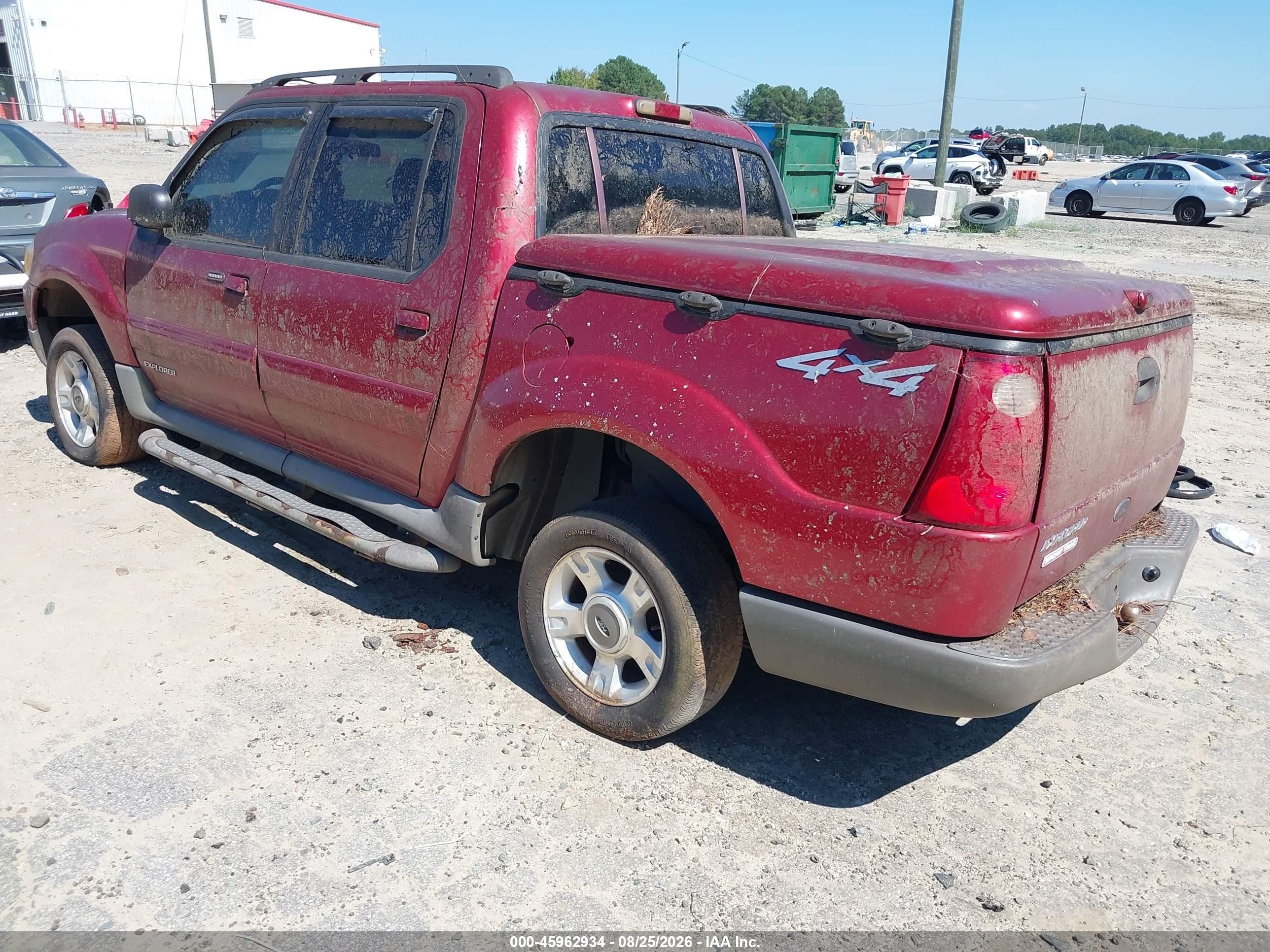 2001 Ford Explorer Sport Trac   Red vin: 1FMZU77E91UC83347