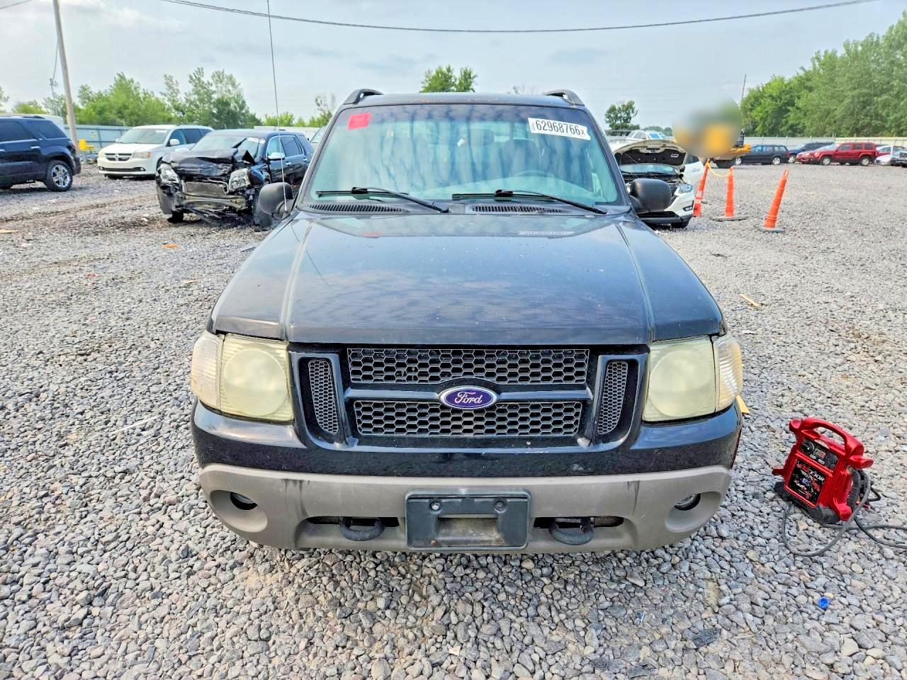 2002 Ford Explorer Sport Trac Black vin: 1FMZU77E92UD71056