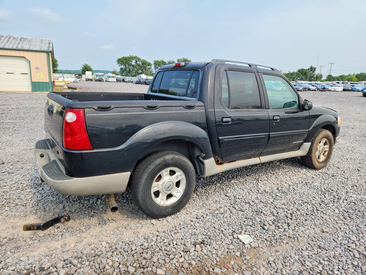 2002 Ford Explorer Sport Trac Black vin: 1FMZU77E92UD71056