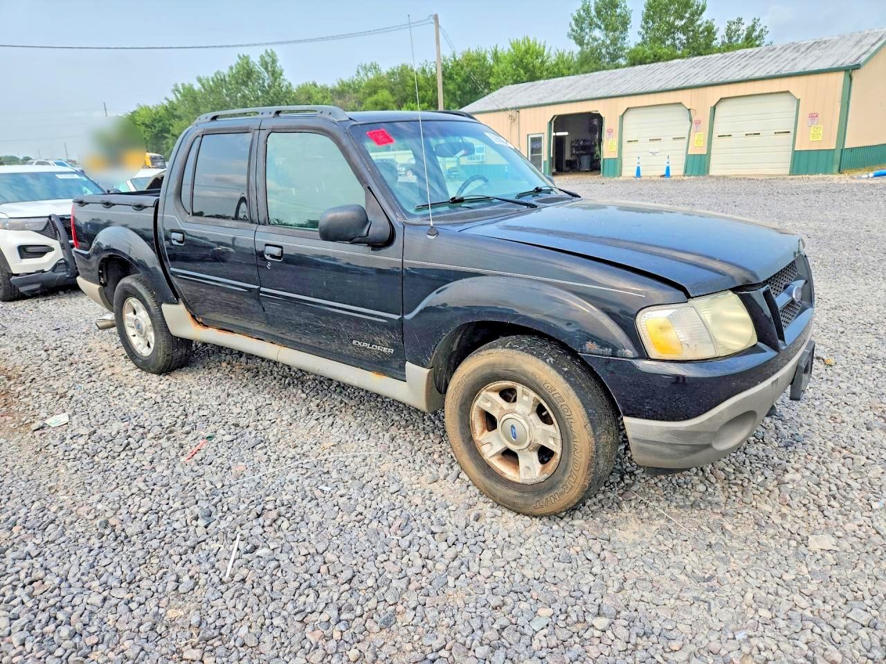 2002 Ford Explorer Sport Trac Black vin: 1FMZU77E92UD71056