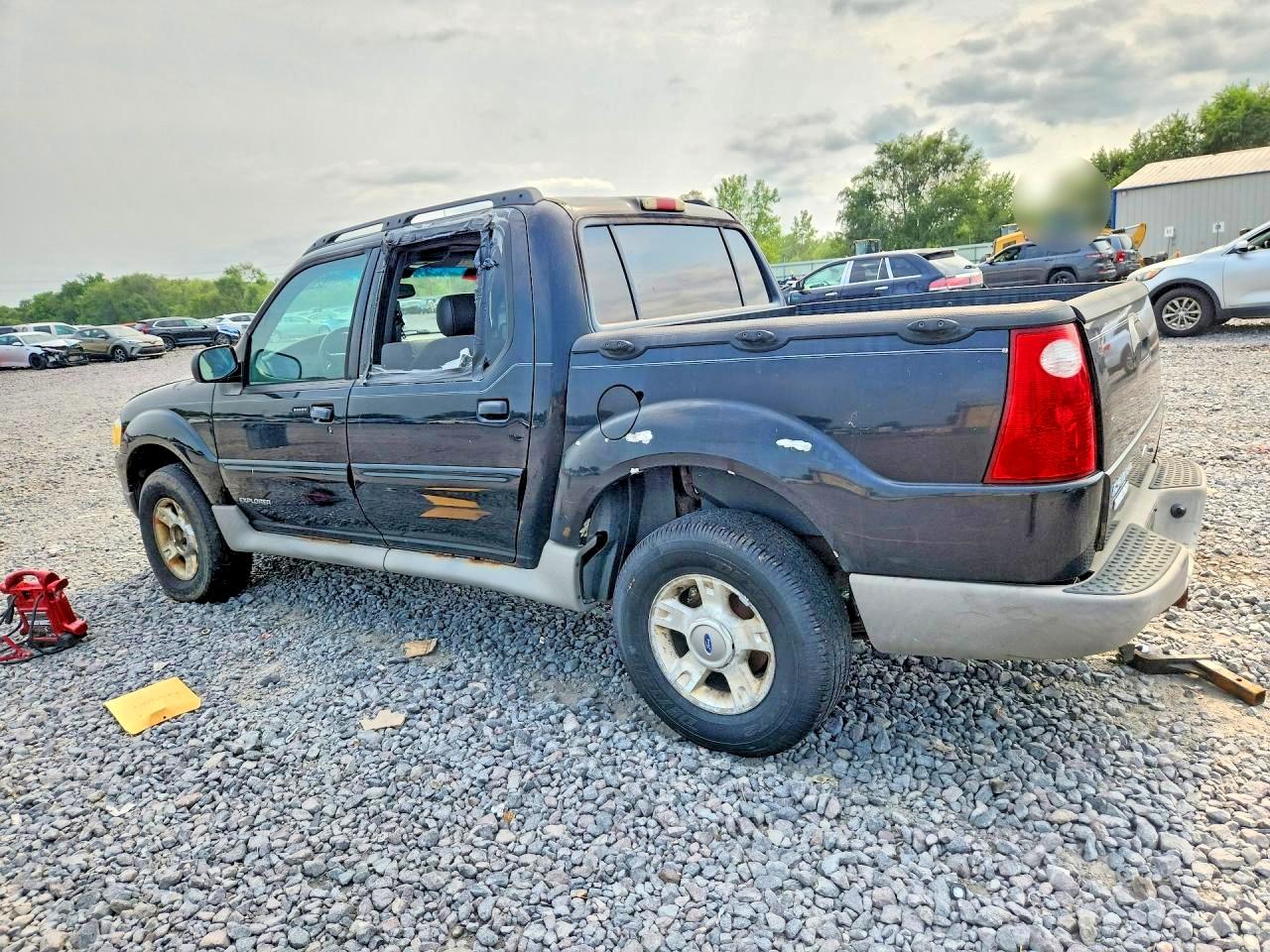 2002 Ford Explorer Sport Trac Black vin: 1FMZU77E92UD71056