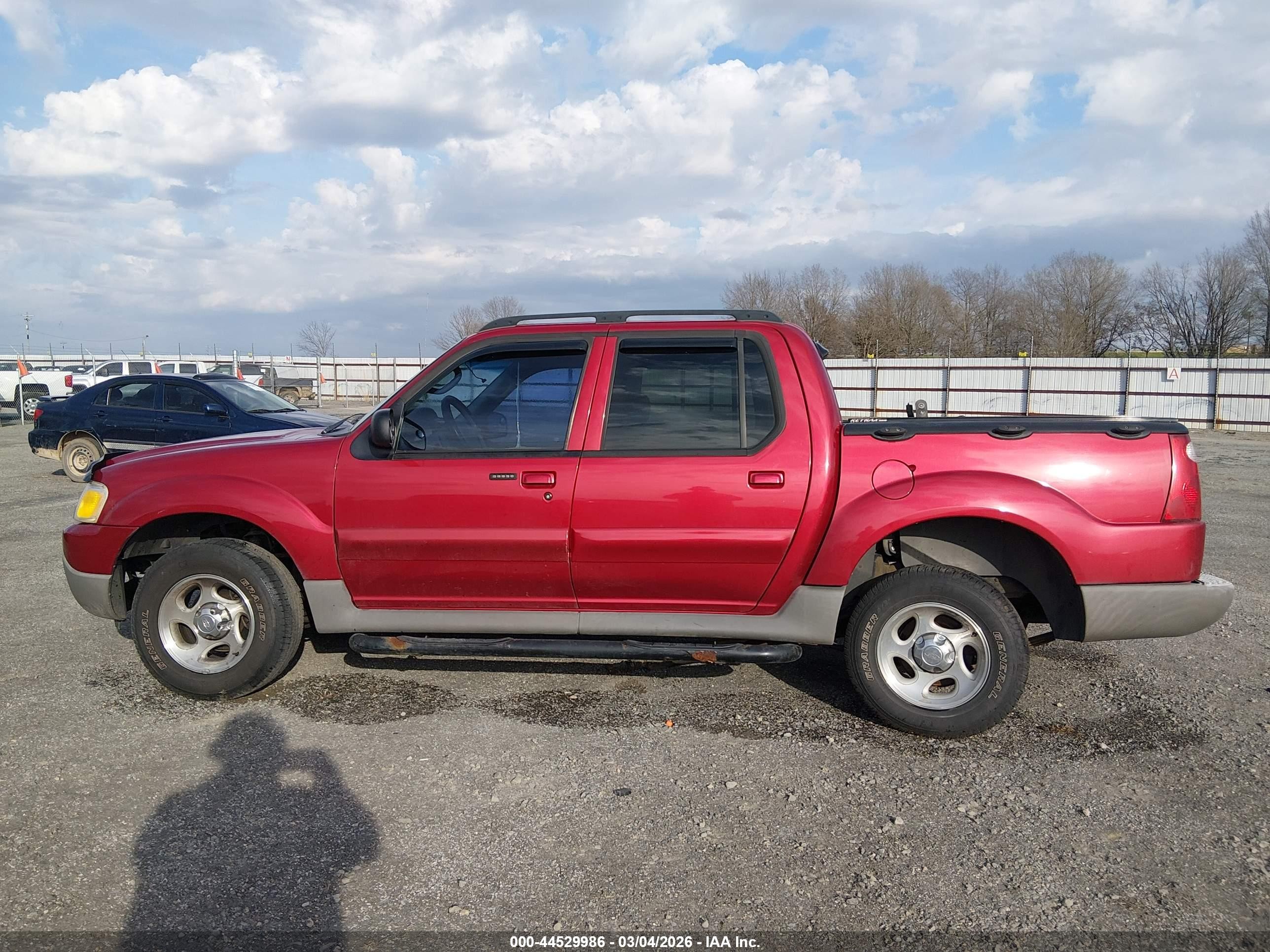 2003 Ford Explorer Sport Trac Xls/xlt Maroon vin: 1FMZU77E93UA25607