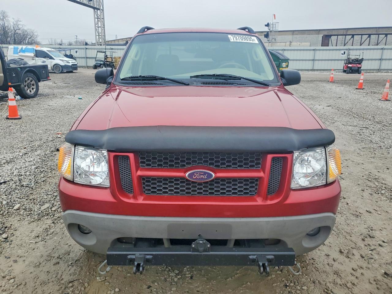 2003 Ford Explorer Sport Trac Red vin: 1FMZU77E93UC44812