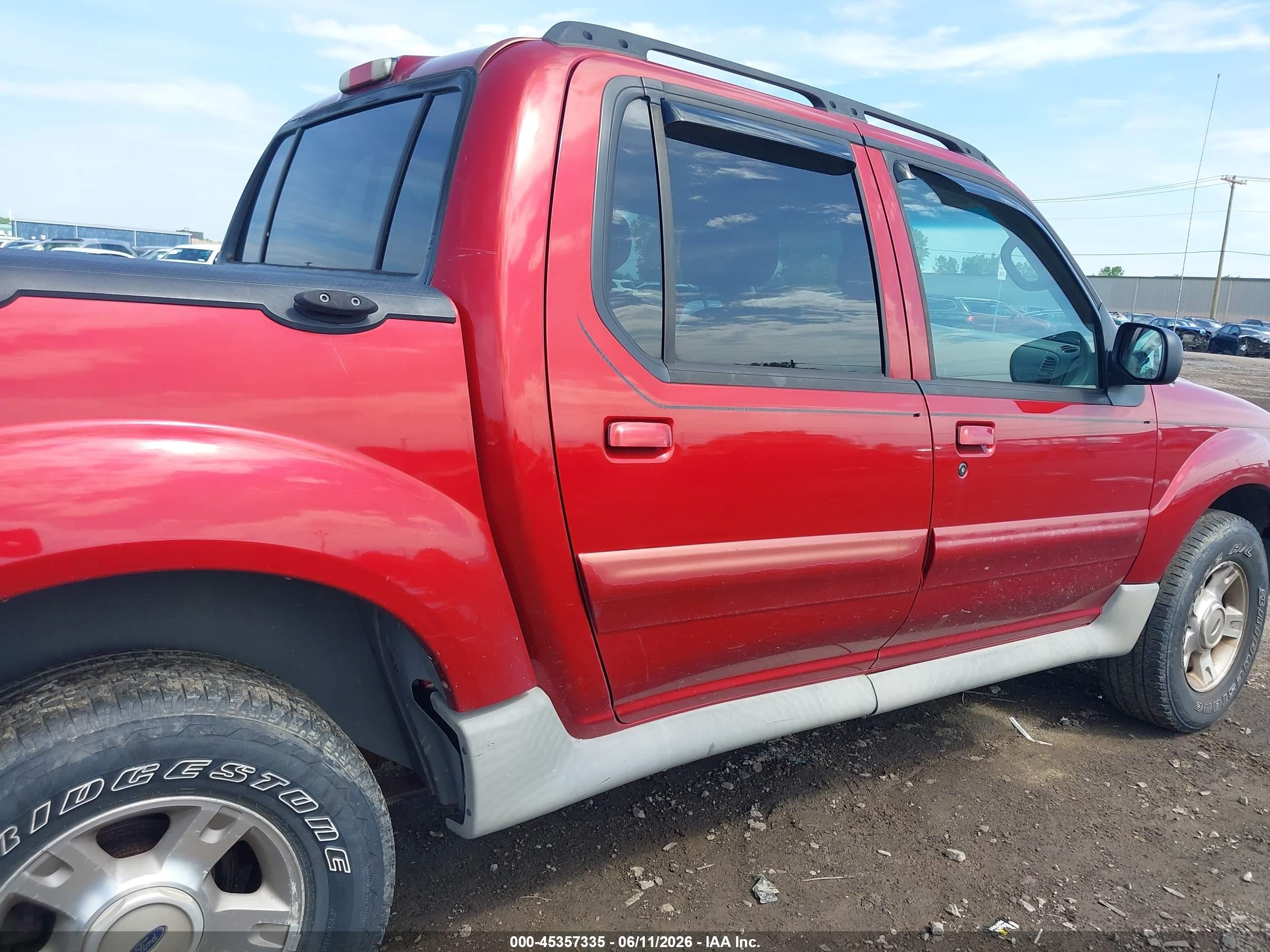 2003 Ford Explorer Sport Trac Xls/xlt Red vin: 1FMZU77E93UC50464