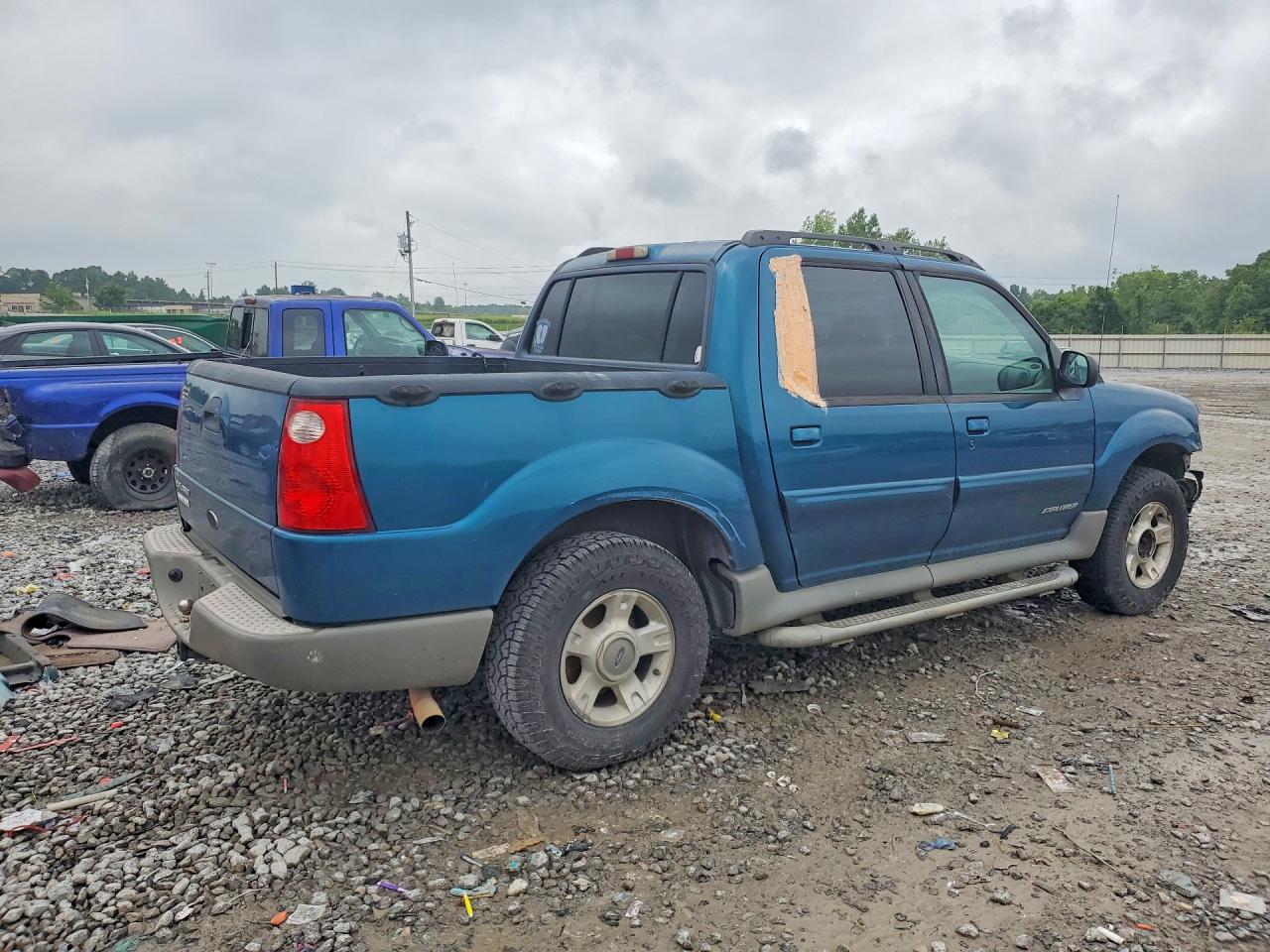 2001 Ford Explorer Sport Trac Teal vin: 1FMZU77EX1UB83046