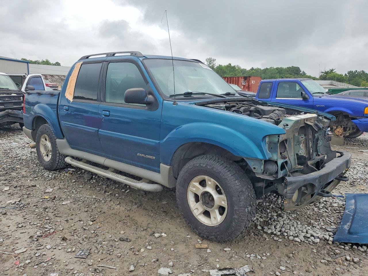 2001 Ford Explorer Sport Trac Teal vin: 1FMZU77EX1UB83046