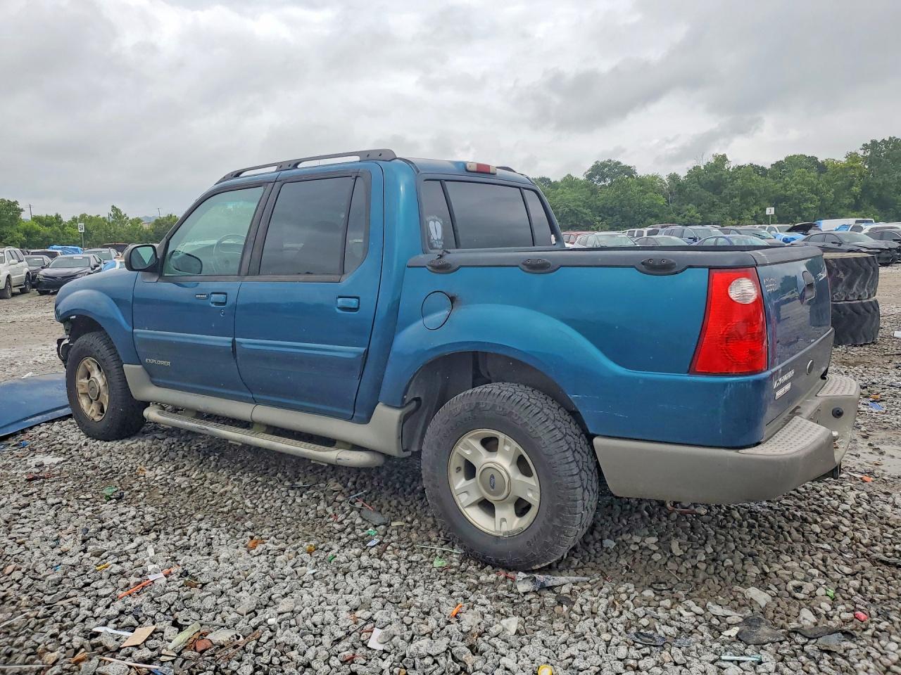 2001 Ford Explorer Sport Trac Teal vin: 1FMZU77EX1UB83046