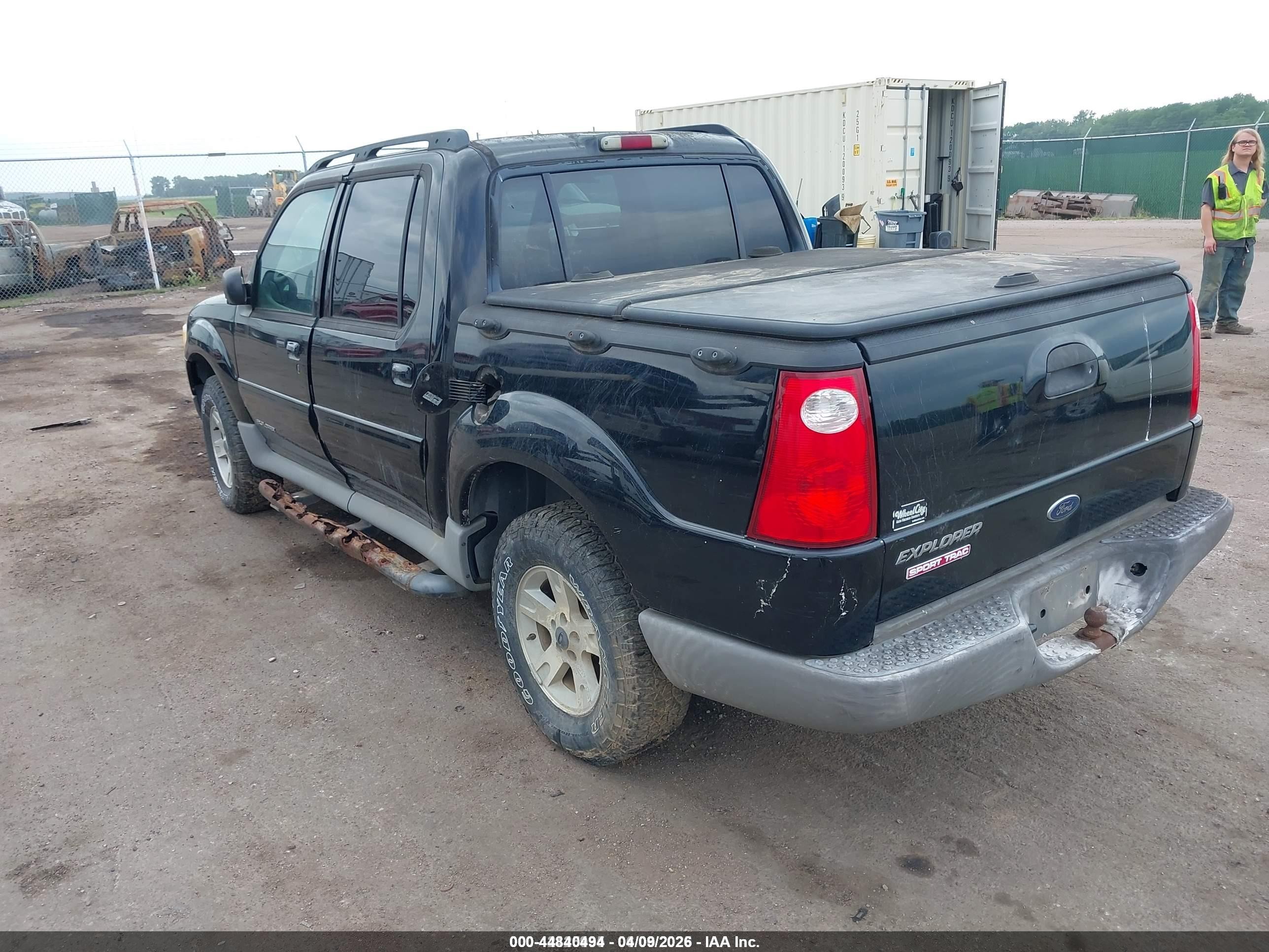 2002 Ford Explorer Sport Trac   Black vin: 1FMZU77EX2UC93919