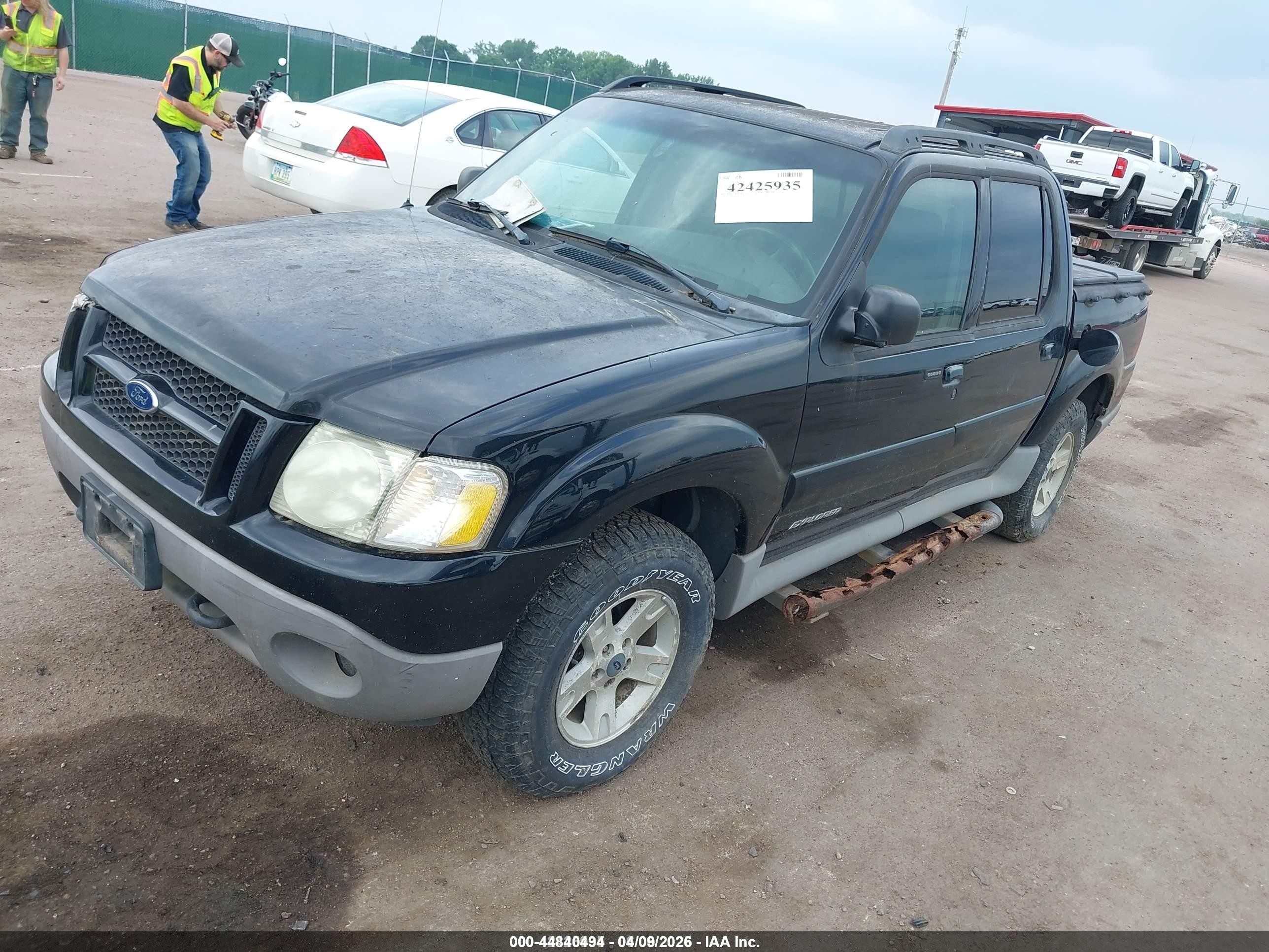 2002 Ford Explorer Sport Trac   Black vin: 1FMZU77EX2UC93919