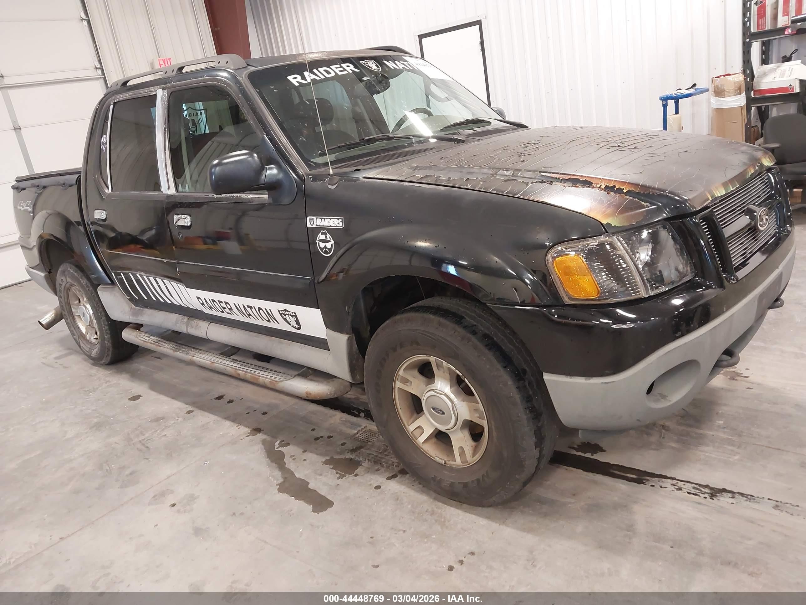 2003 Ford Explorer Sport Trac Xls/xlt Black vin: 1FMZU77EX3UB67030
