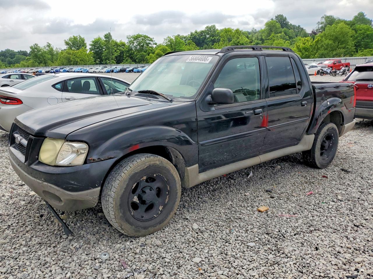 2003 Ford Exlplorer Black vin: 1FMZU77EX3UC41269